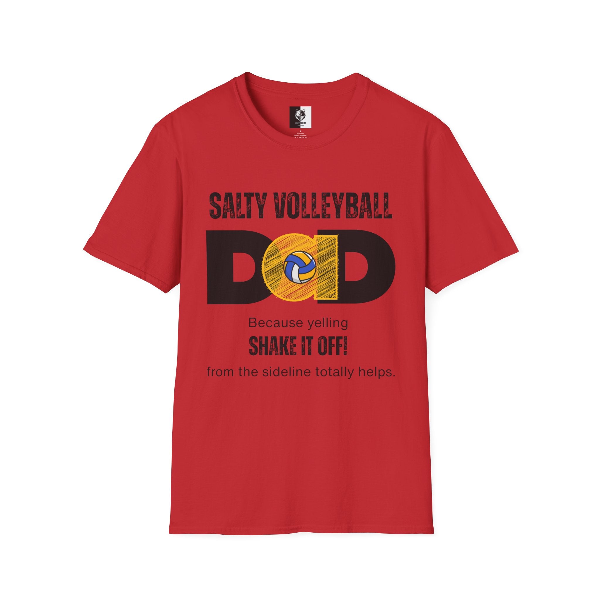 Salty Volleyball Dad - Shake It Off | Unisex Softstyle T-Shirt | 6 Shirt Color Options