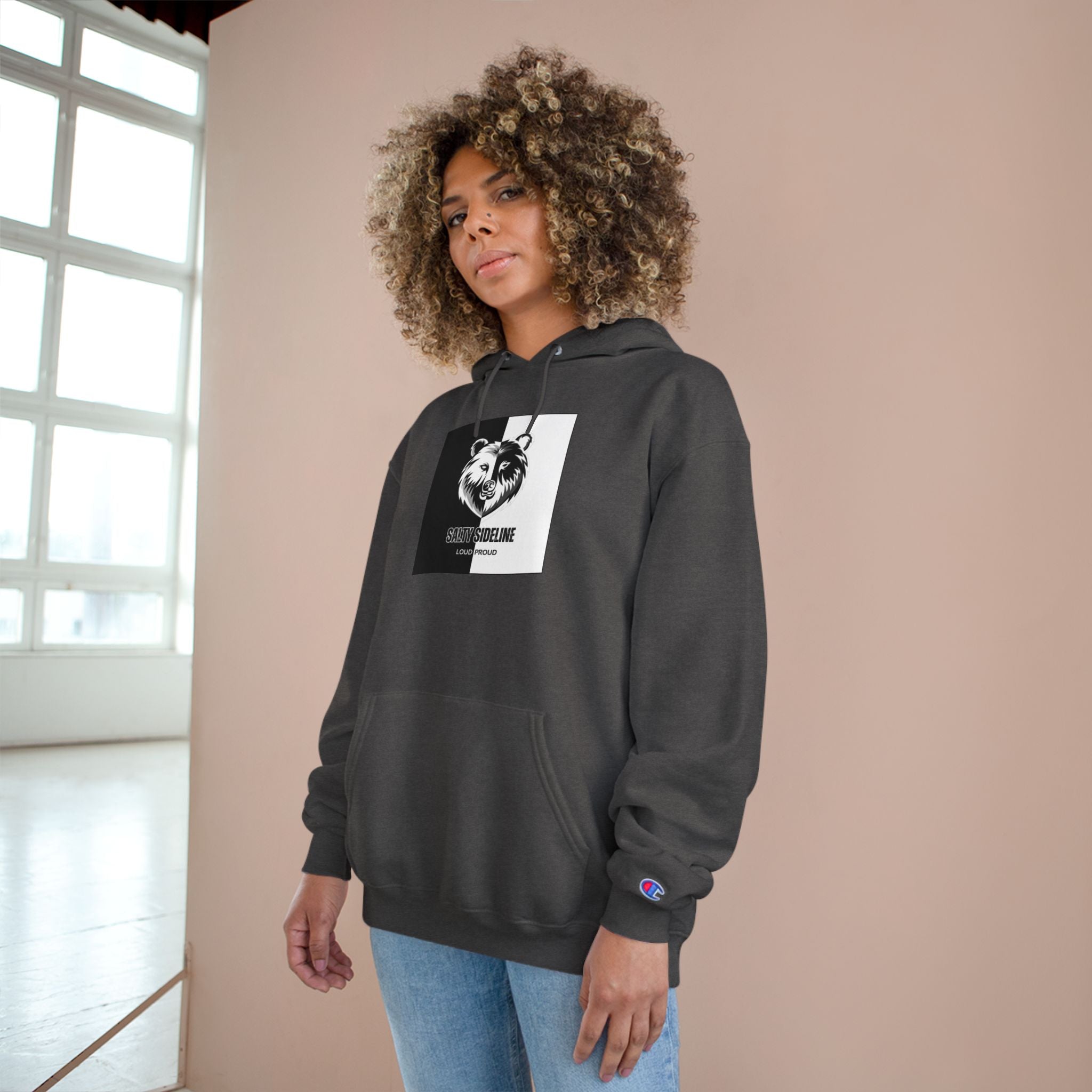 Salty Sideline Logo | Champion Hoodie | 4 Hoodie Color Options