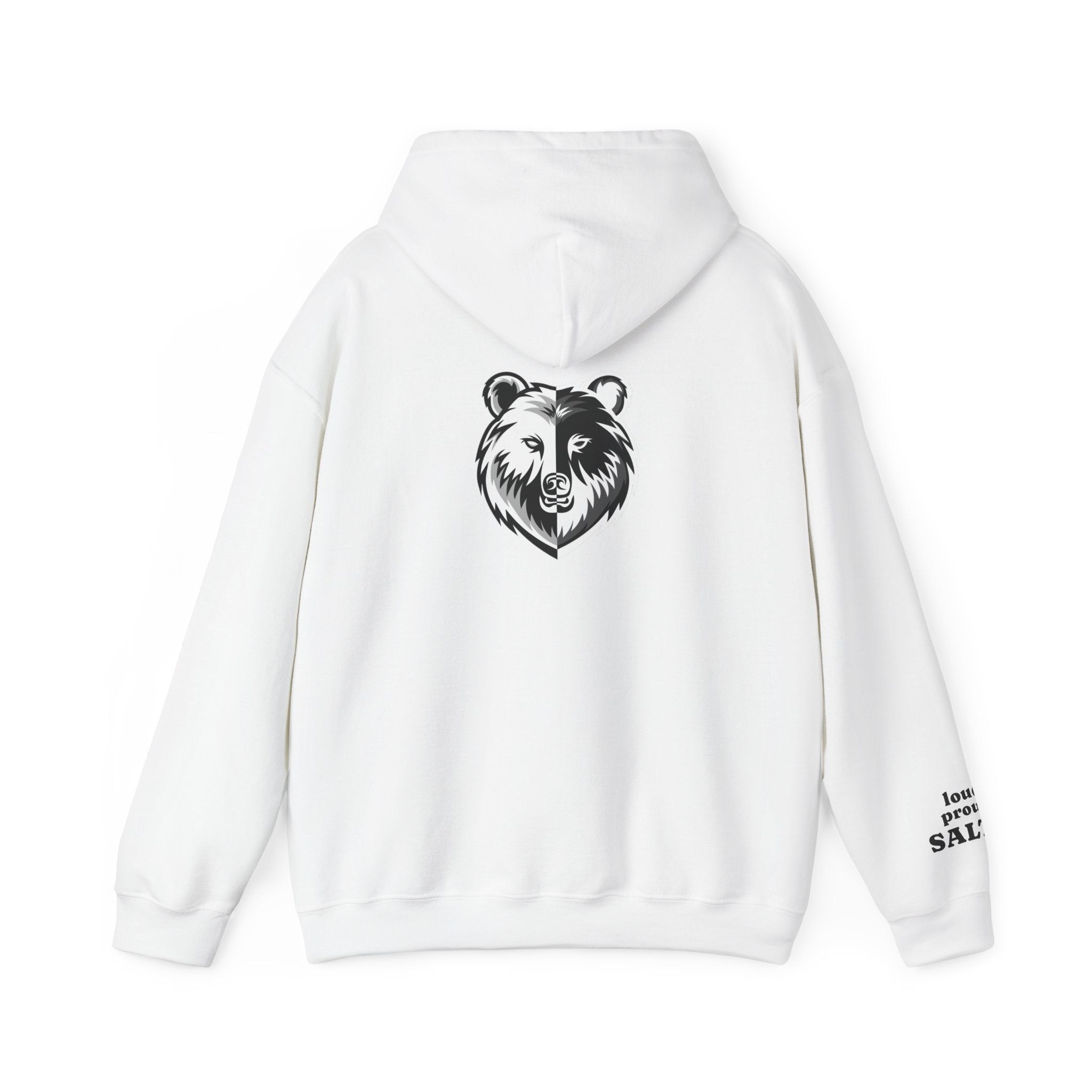 Salty Sideline Bear Loud Proud Salty Hoodie