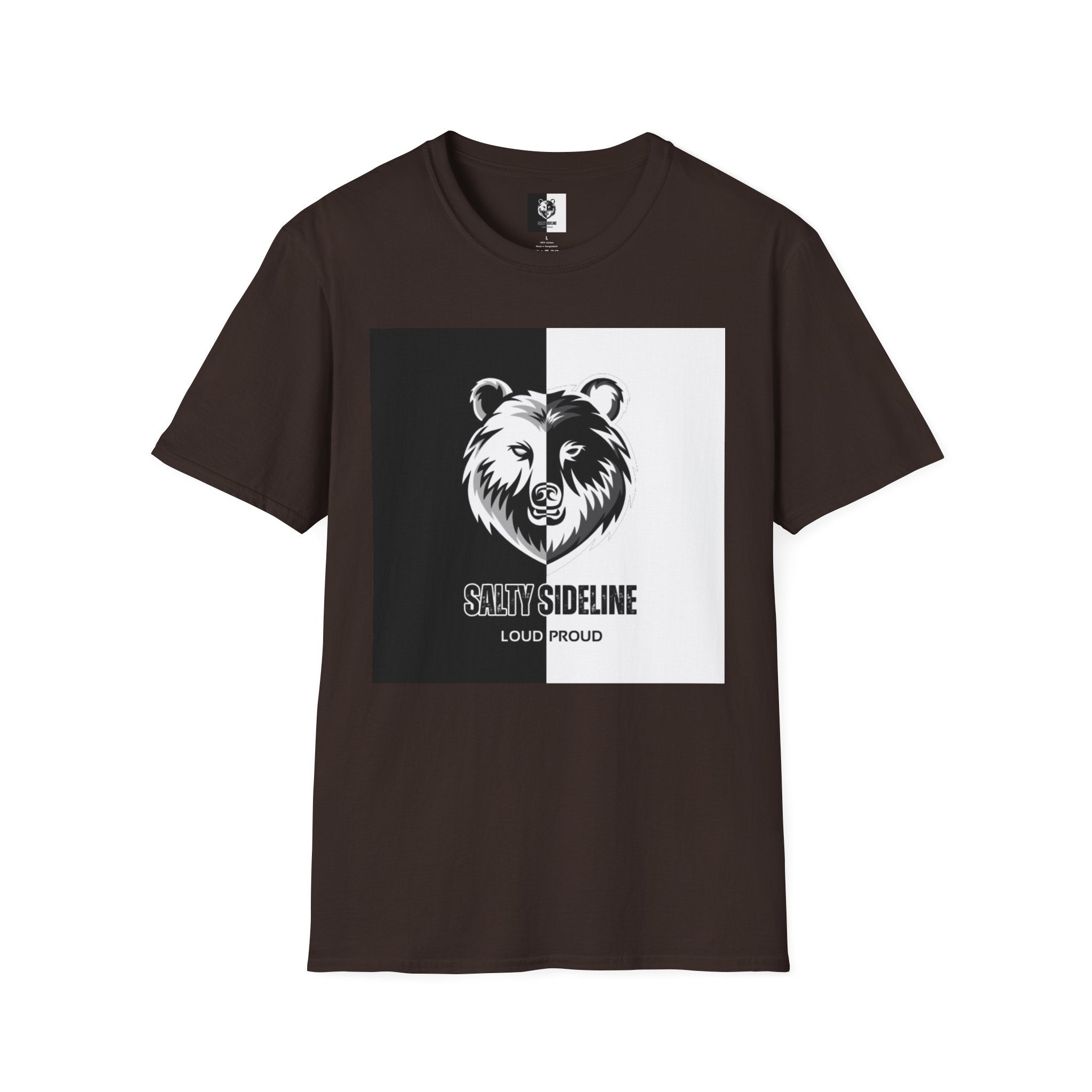 Salty Sideline Logo | Unisex Softstyle T-Shirt | 12 Shirt Color Options
