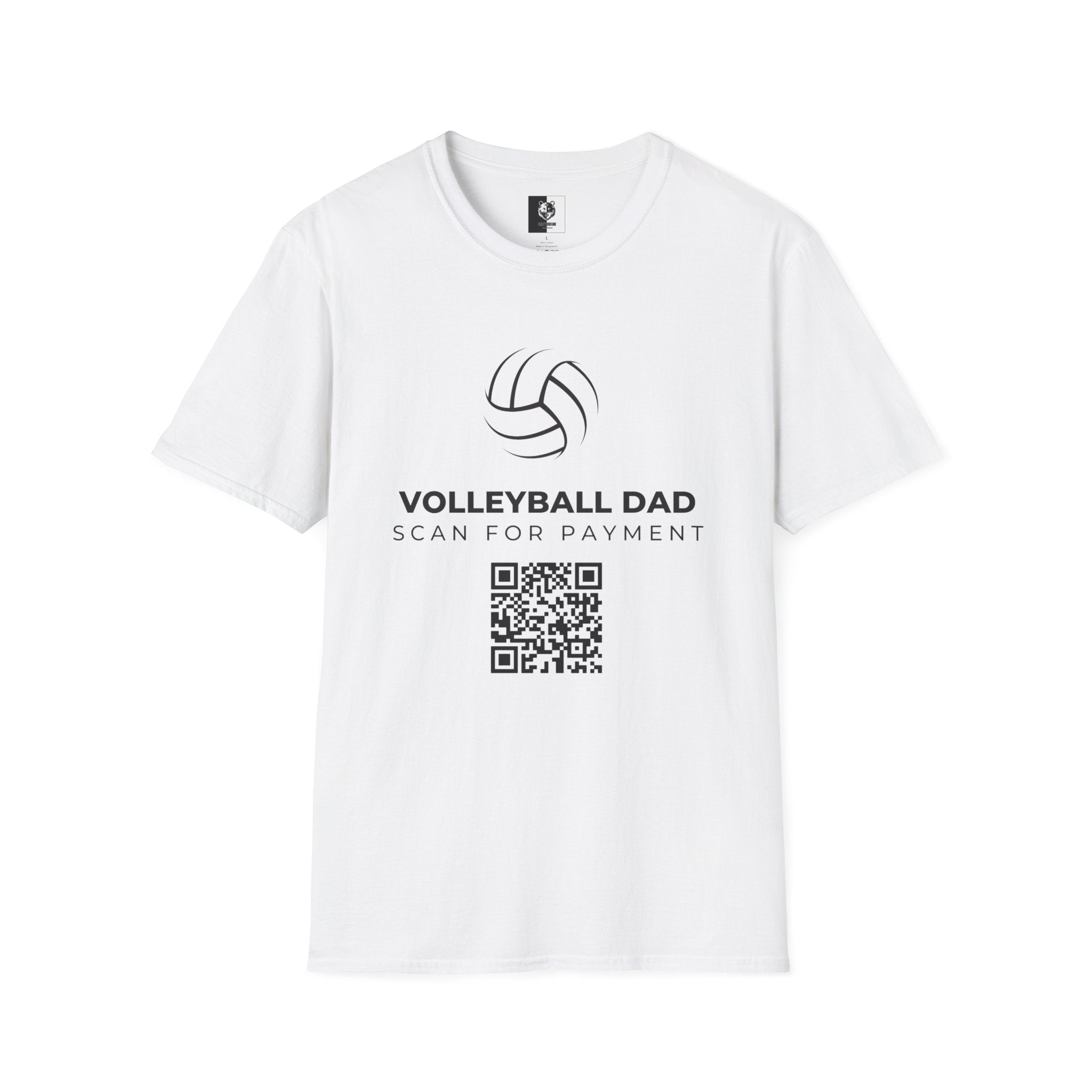 Volleyball Dad Scan for Payment T-Shirt