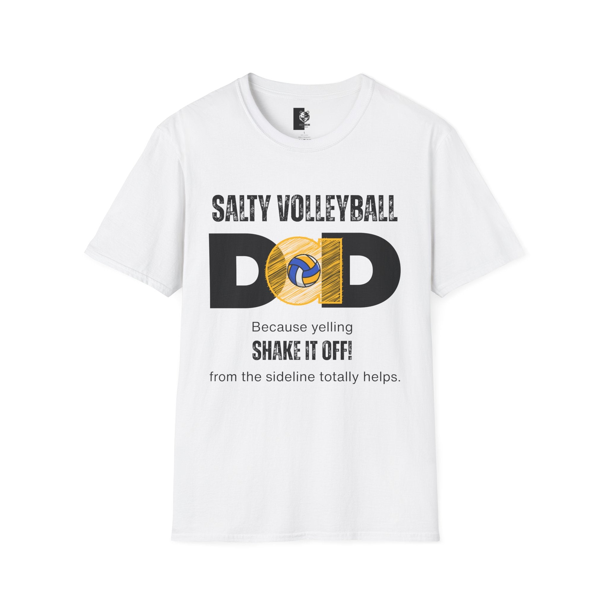 Salty Volleyball Dad - Shake It Off | Unisex Softstyle T-Shirt | 6 Shirt Color Options