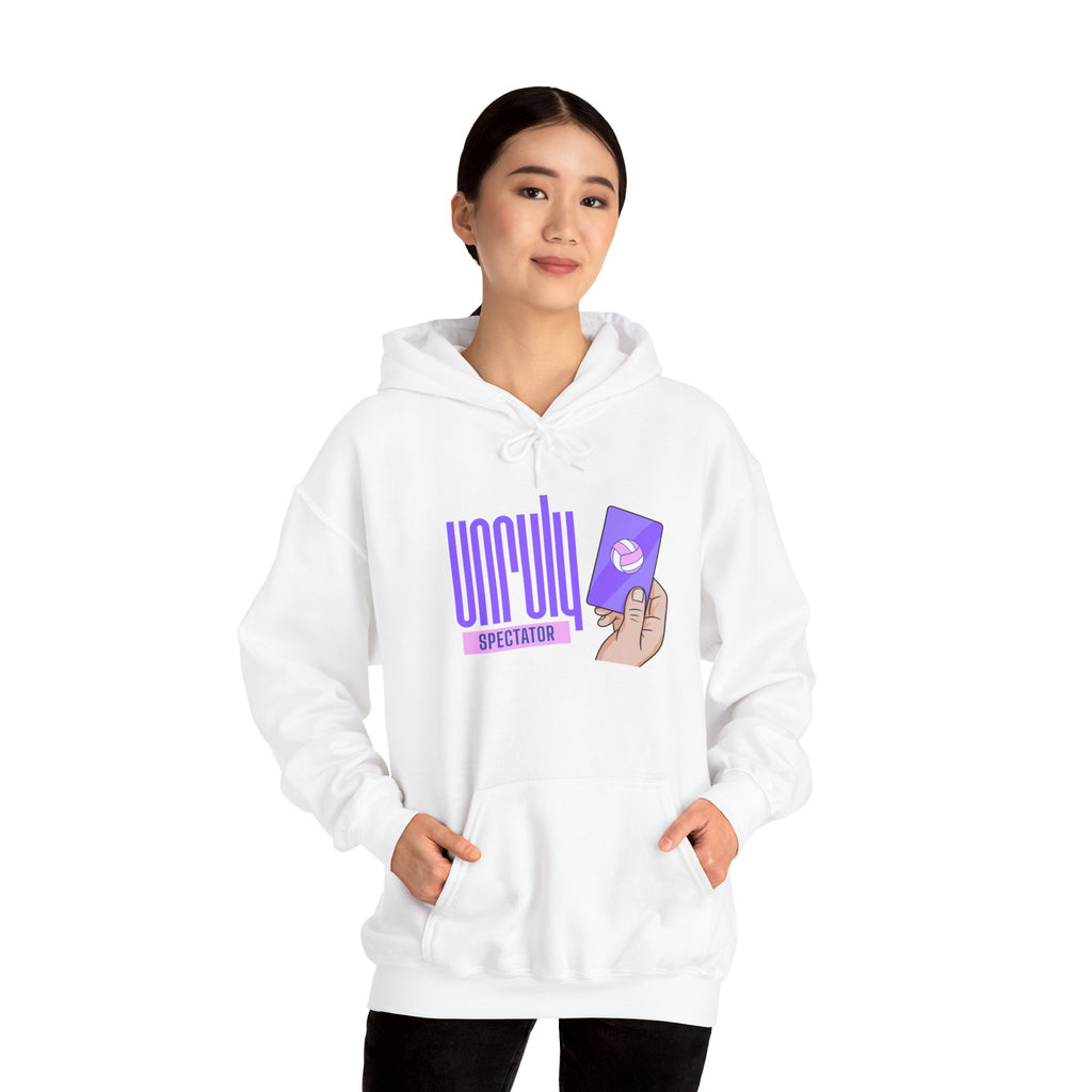 Unruly Spectator Pink Logo Hoodie