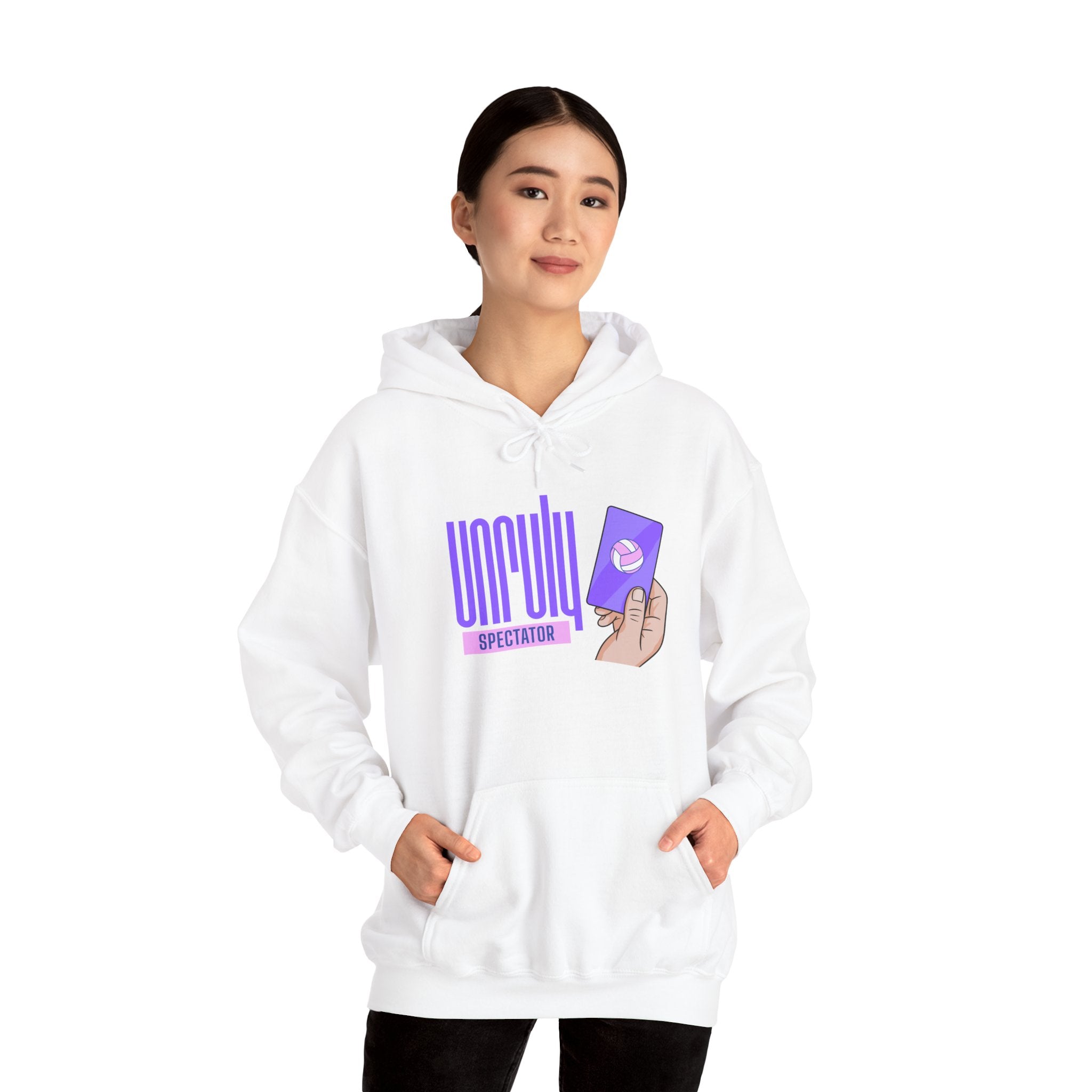 Unruly Spectator Pink Logo Hoodie