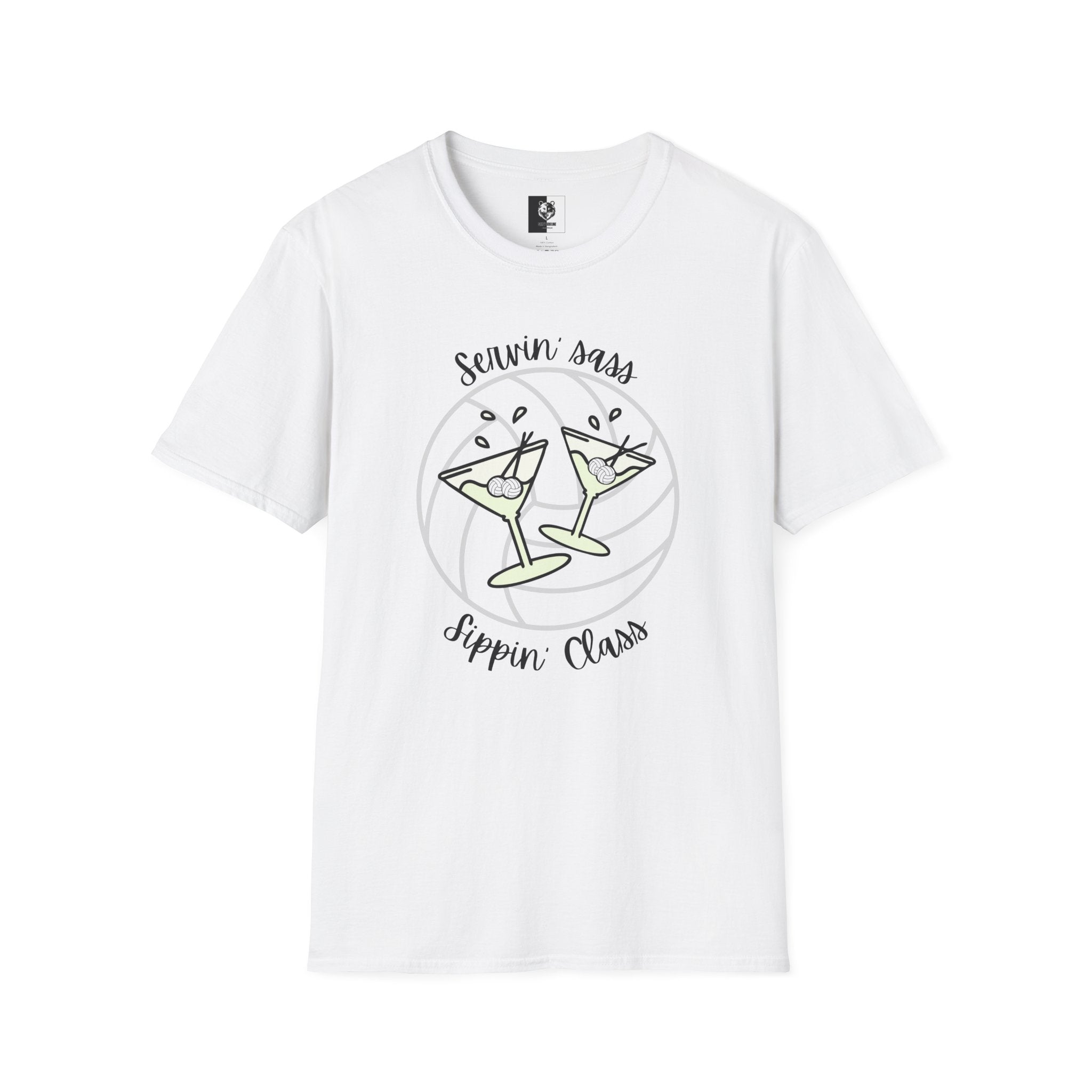 Servin' Sass Sippin' Class T-Shirt