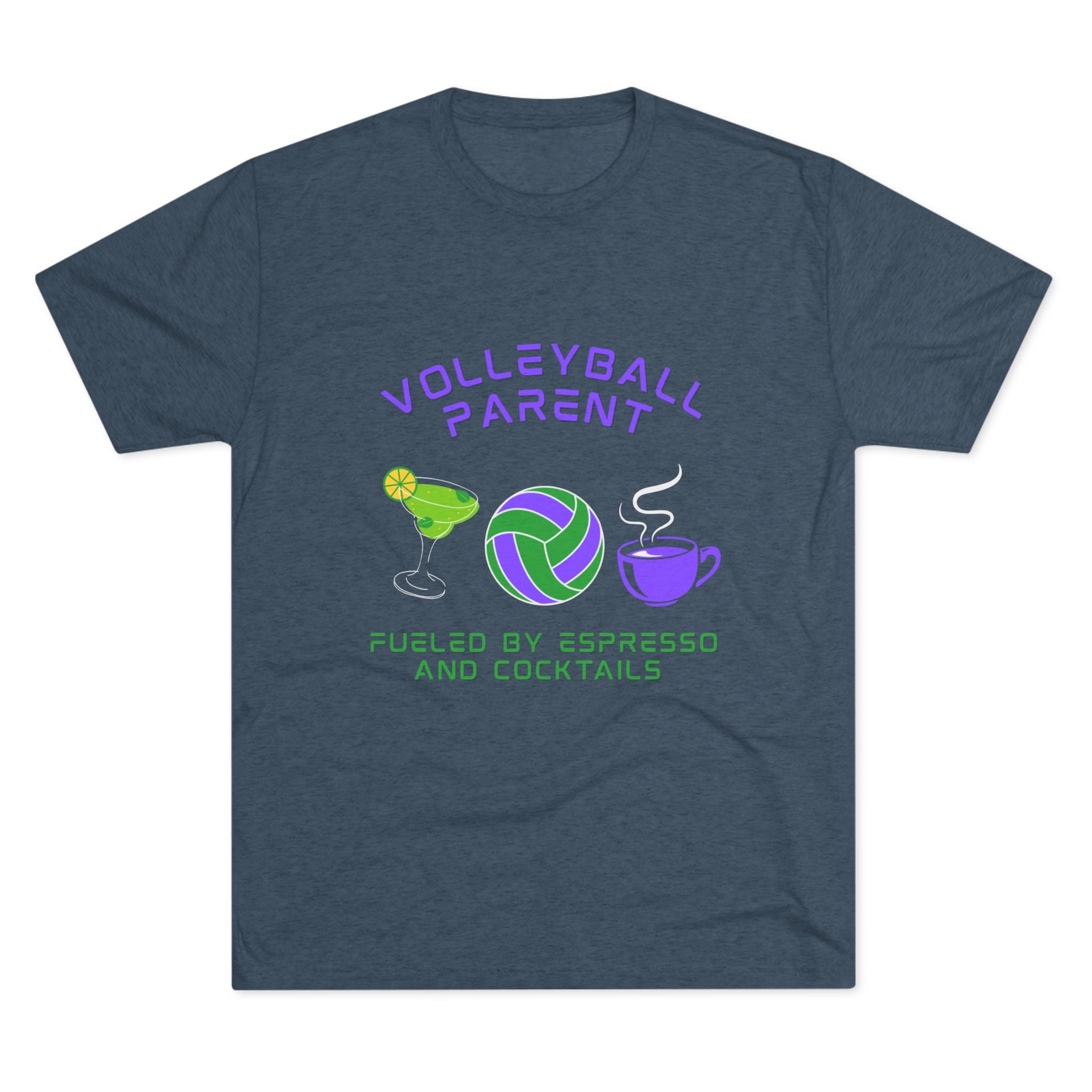Fueled by Espresso and Cocktails | Tri-Blend Crew | 8 Shirt Colors Options