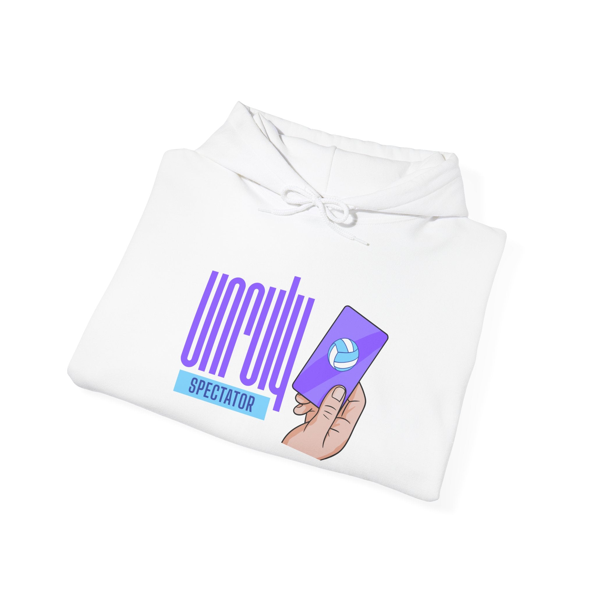 Unruly Spectator Blue Logo Hoodie