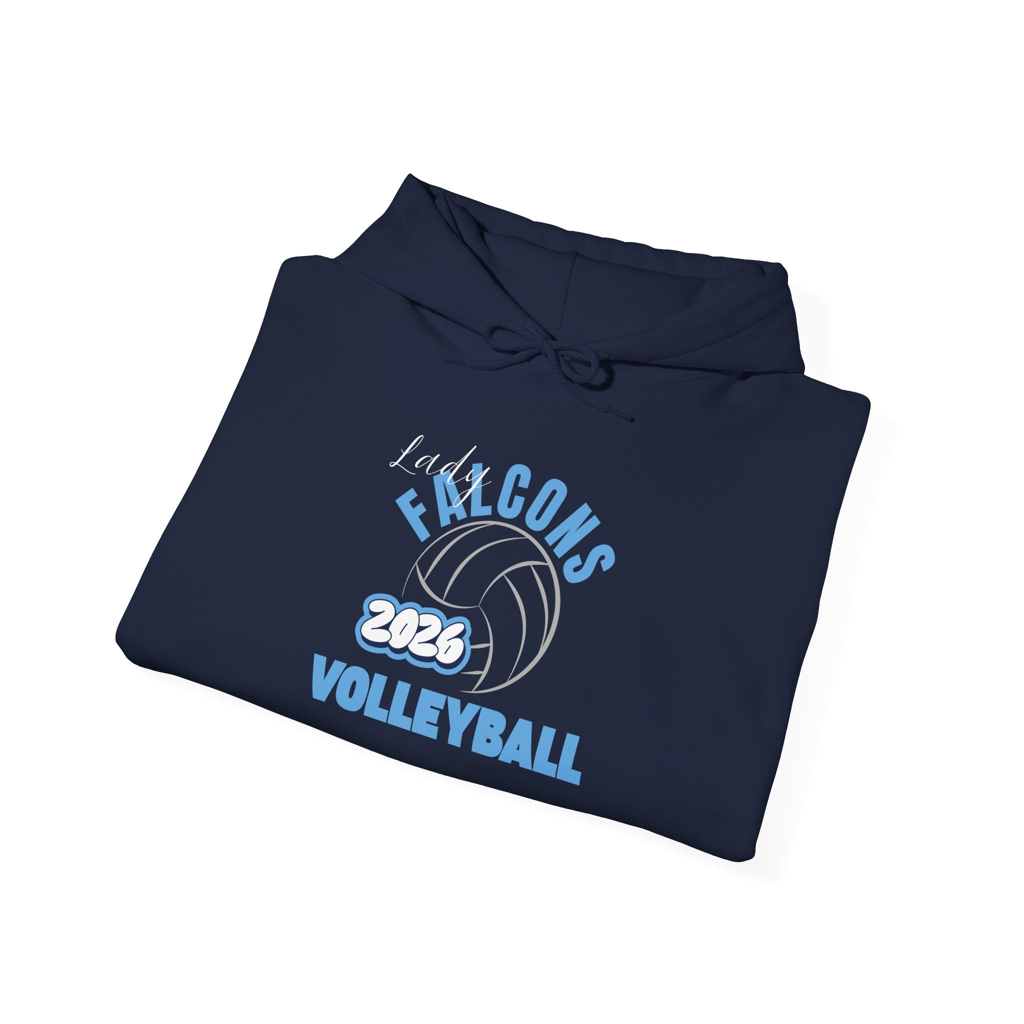 Lady Falcons 2026 Volleyball Logo Hoodie