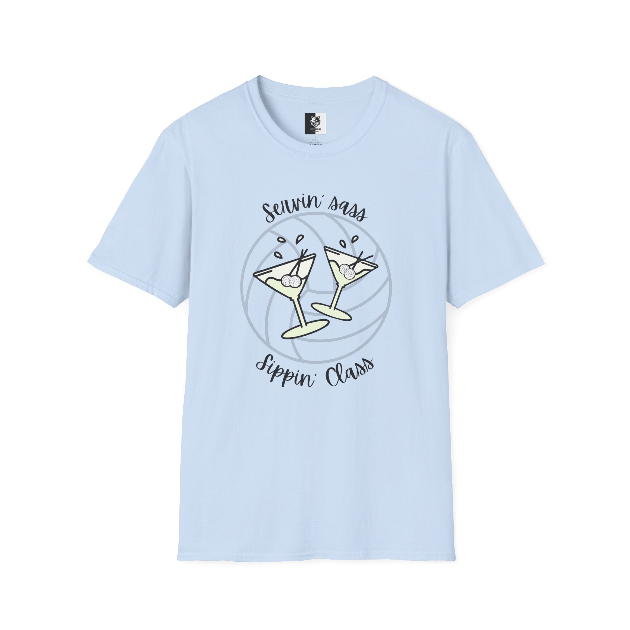 Servin' Sass Sippin' Class T-Shirt