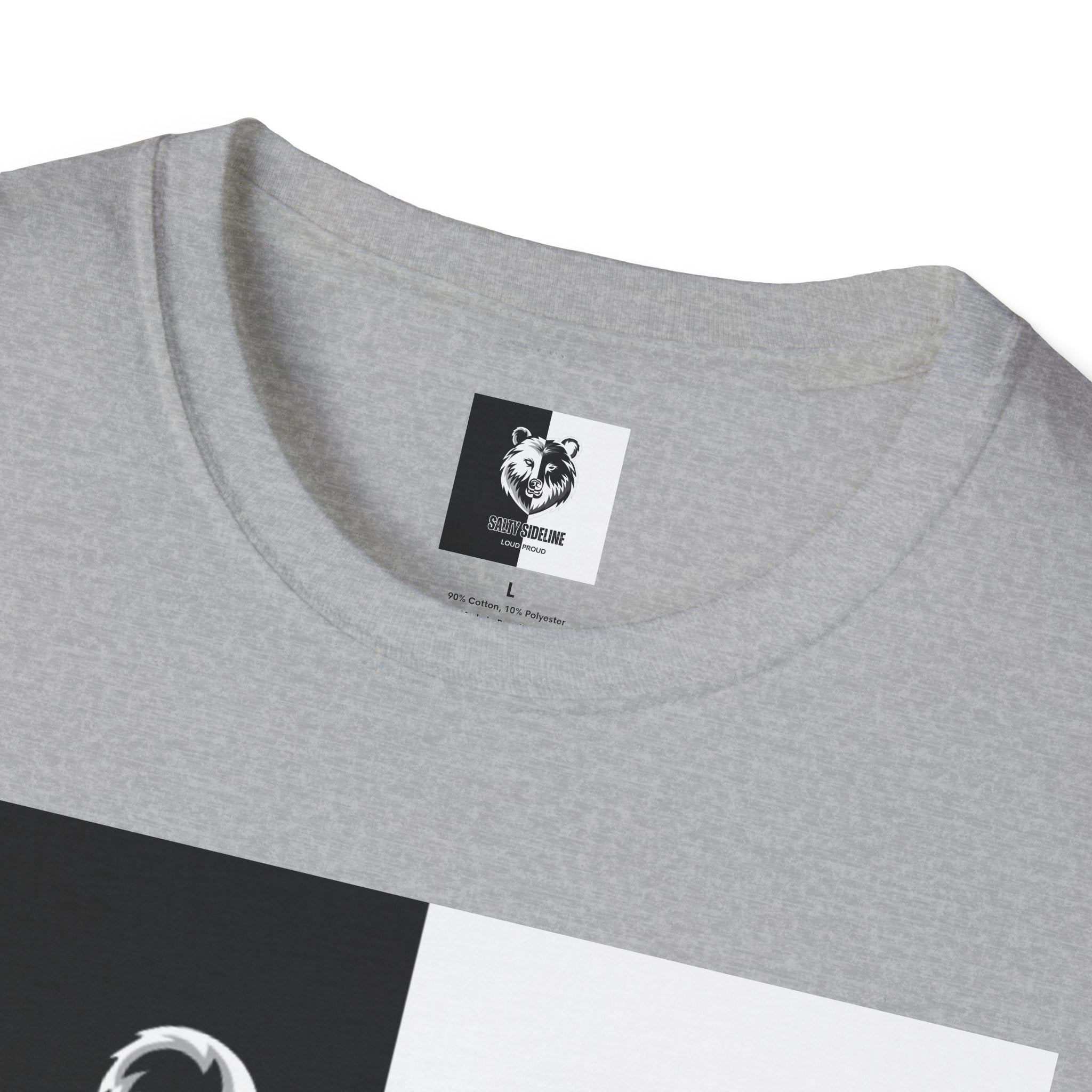 Salty Sideline Logo | Unisex Softstyle T-Shirt | 12 Shirt Color Options