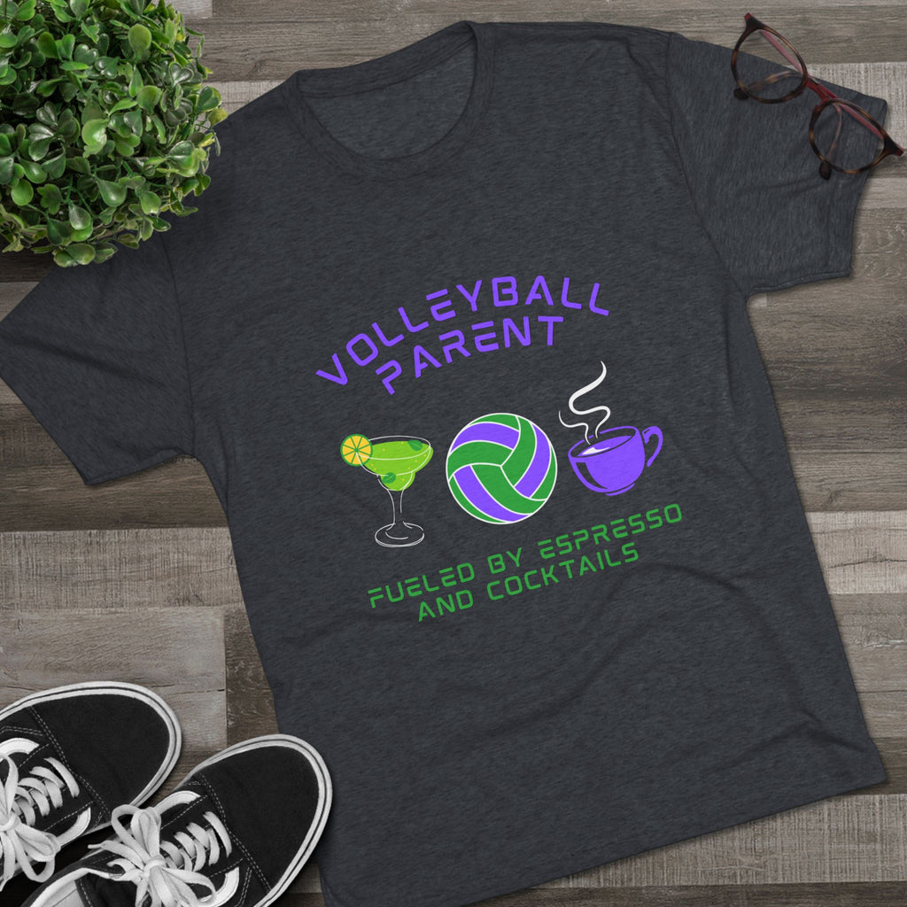 Fueled by Espresso and Cocktails | Tri-Blend Crew | 8 Shirt Colors Options