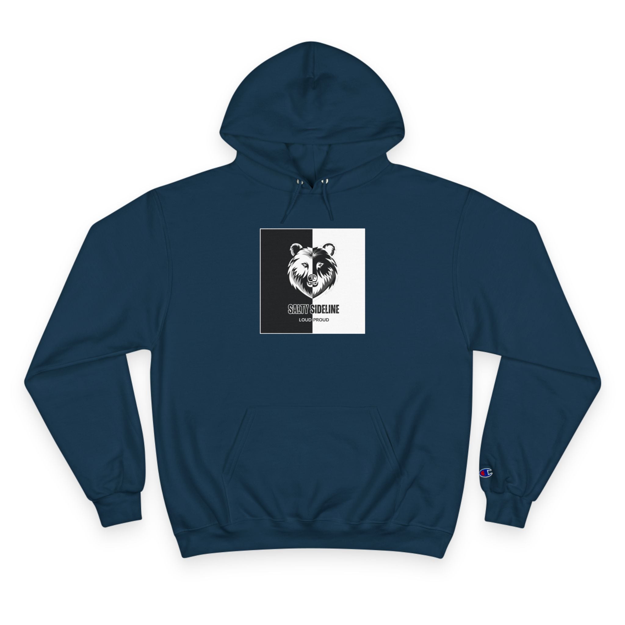 Salty Sideline Logo - Dark| Champion Hoodie | 3 Hoodie Color Options