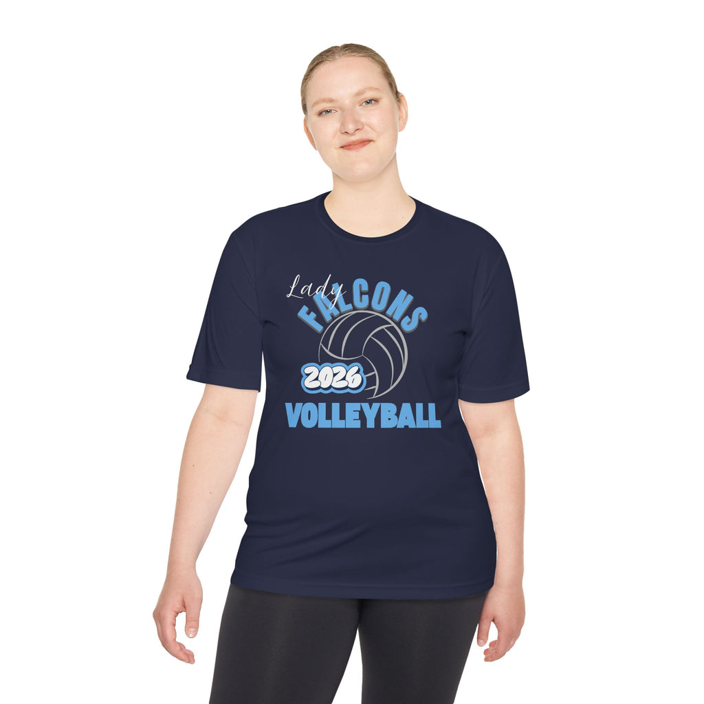 Lady Falcons 2026 Volleyball Wicking T-Shirt