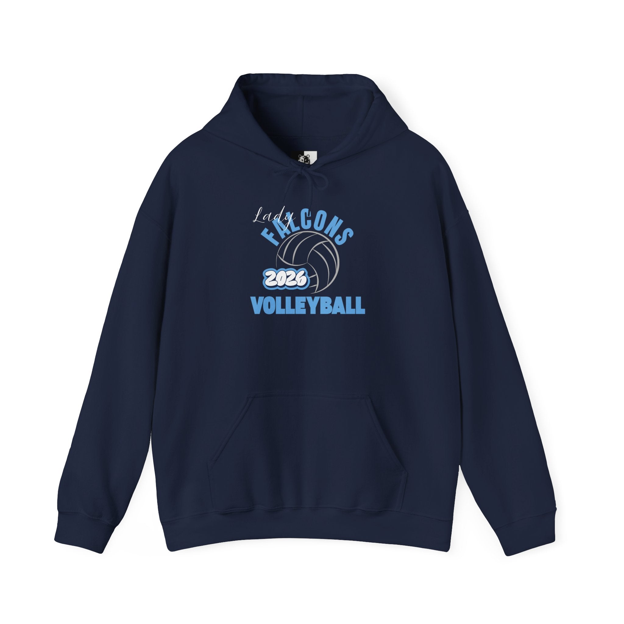 Lady Falcons 2026 Volleyball Logo Hoodie