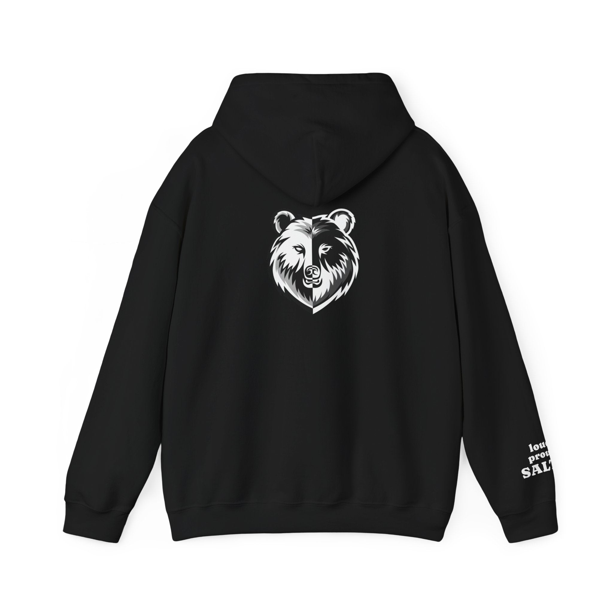 Salty Sideline Bear Loud Proud Salty Hoodie