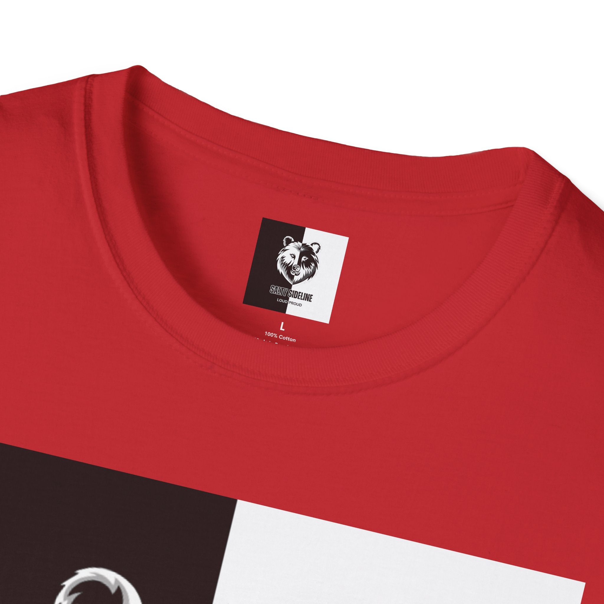 Salty Sideline Logo | Unisex Softstyle T-Shirt | 12 Shirt Color Options
