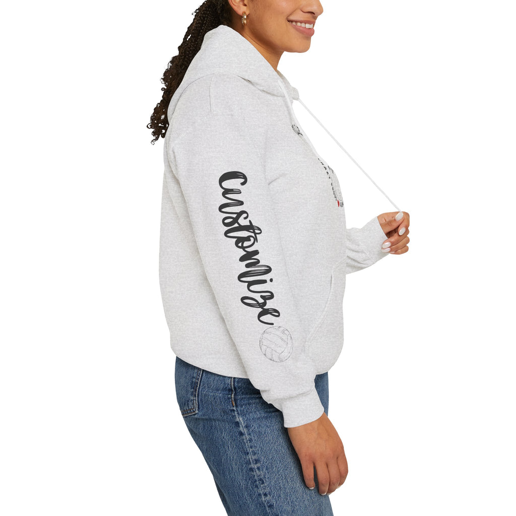 Volleyball Mom Crazy Proud Always Loud Hoodie