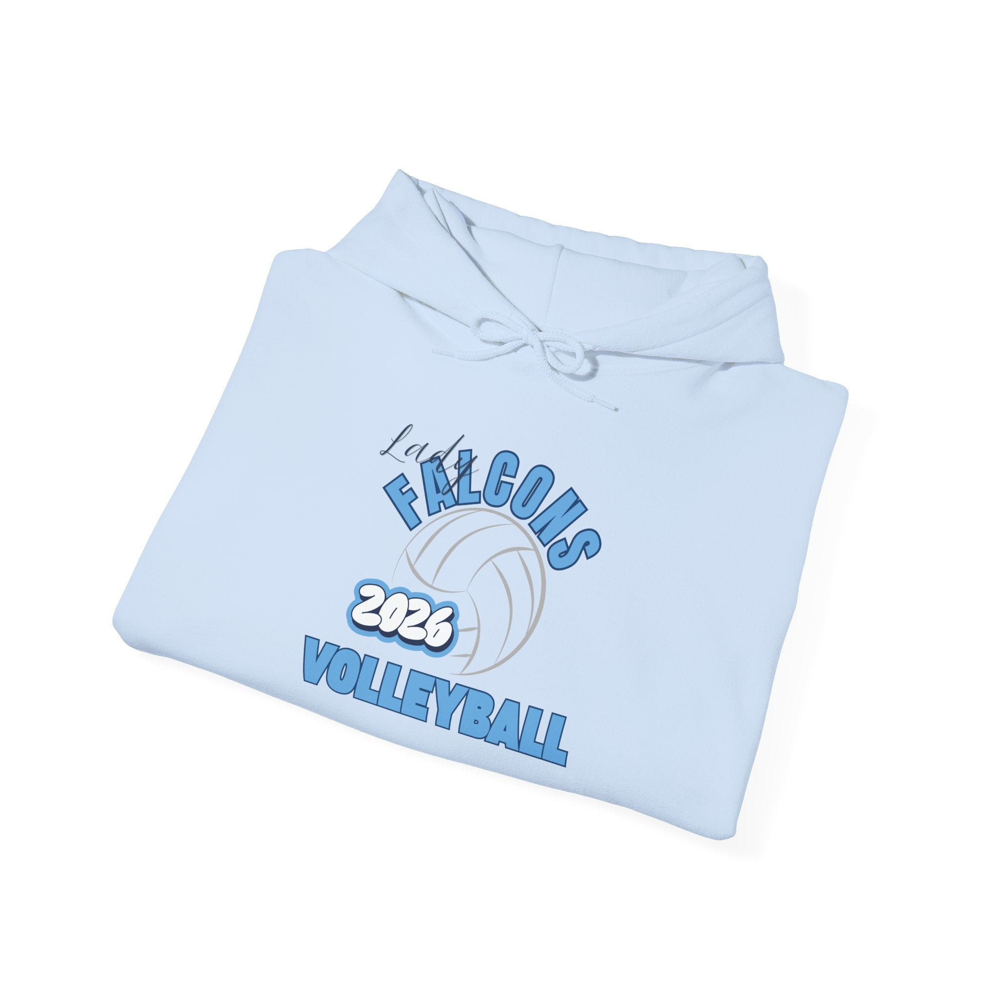 Lady Falcons 2026 Volleyball Logo Hoodie