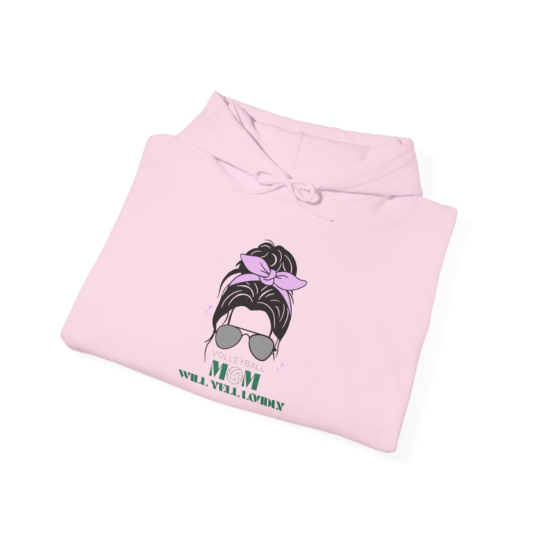 Volleyball Mom Will Yell Loudly Hoodie