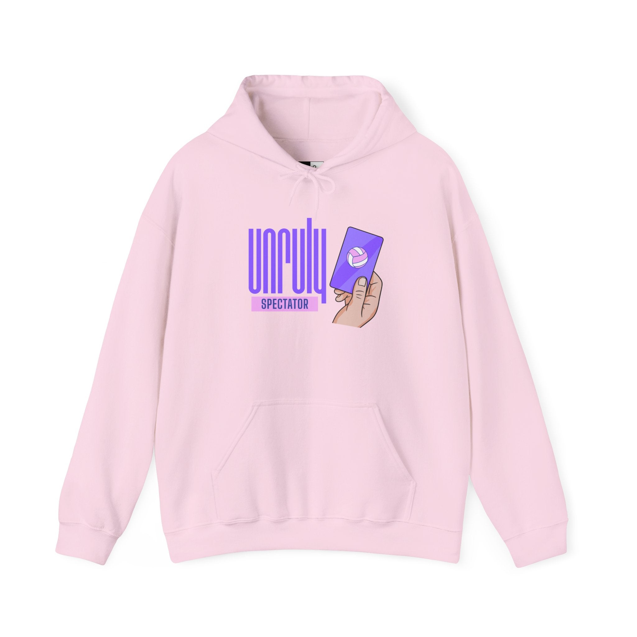 Unruly Spectator Pink Logo Hoodie