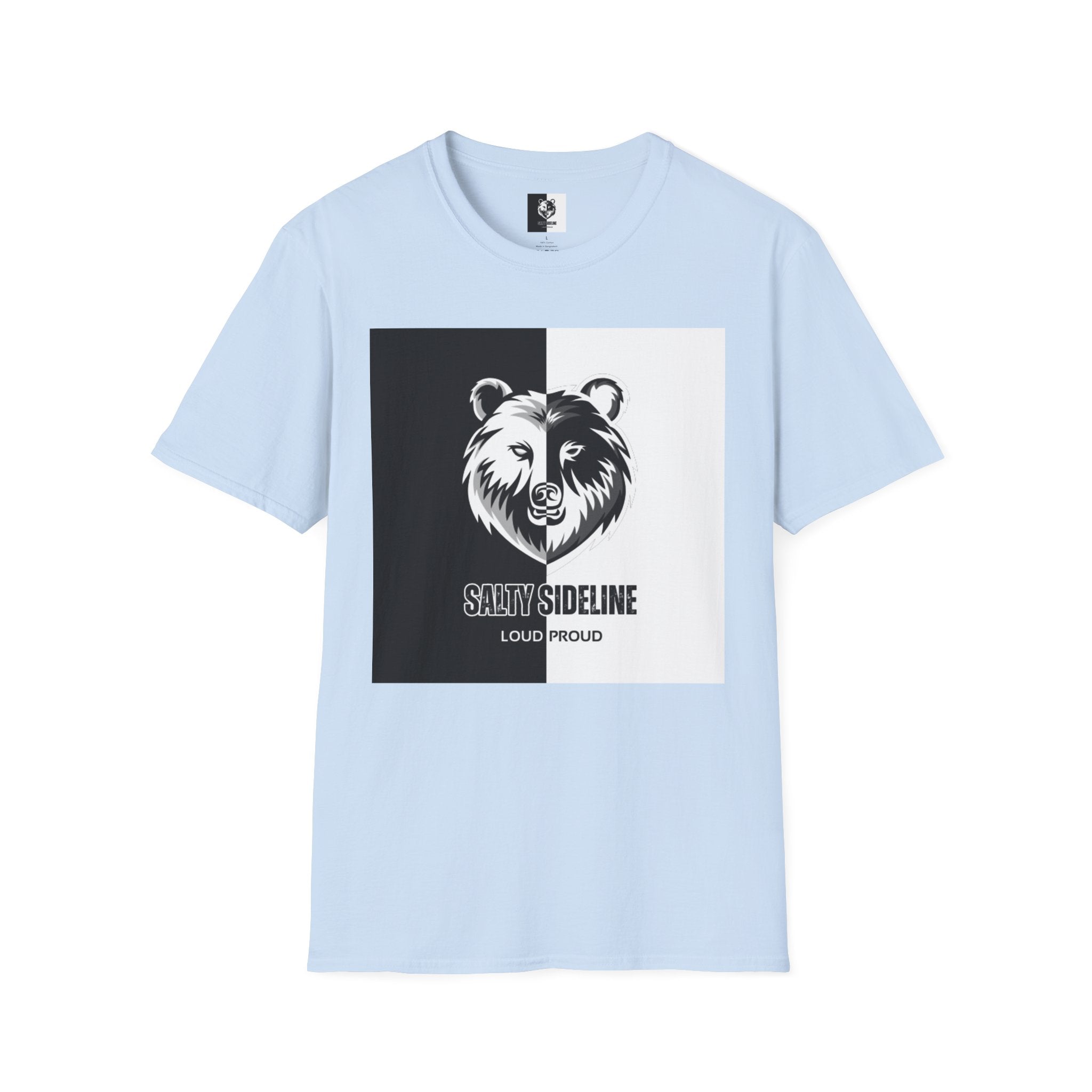 Salty Sideline Logo | Unisex Softstyle T-Shirt | 12 Shirt Color Options