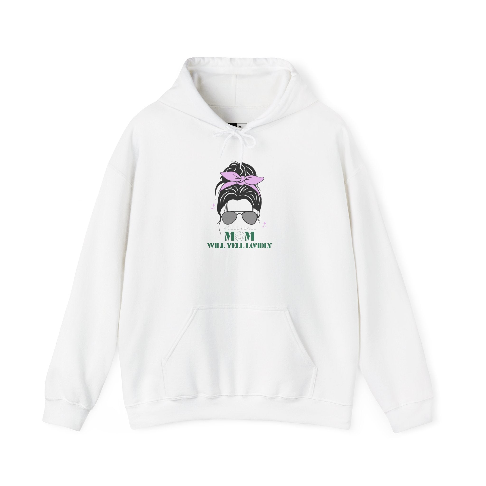 Volleyball Mom Will Yell Loudly Hoodie