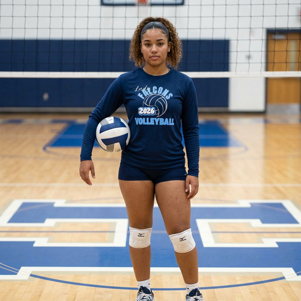 Lady Falcons 2026 Volleyball Long Sleeve Tee