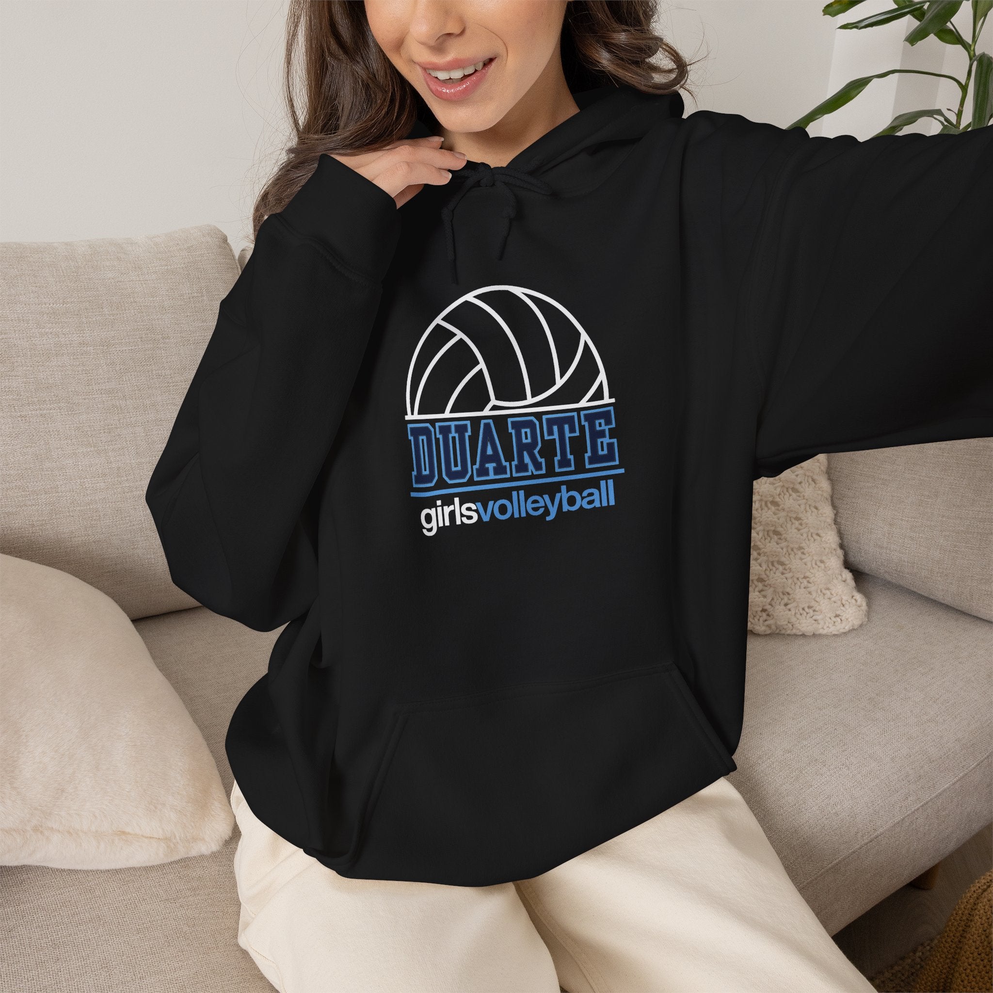 Duarte Girls Volleyball Logo Hoodie