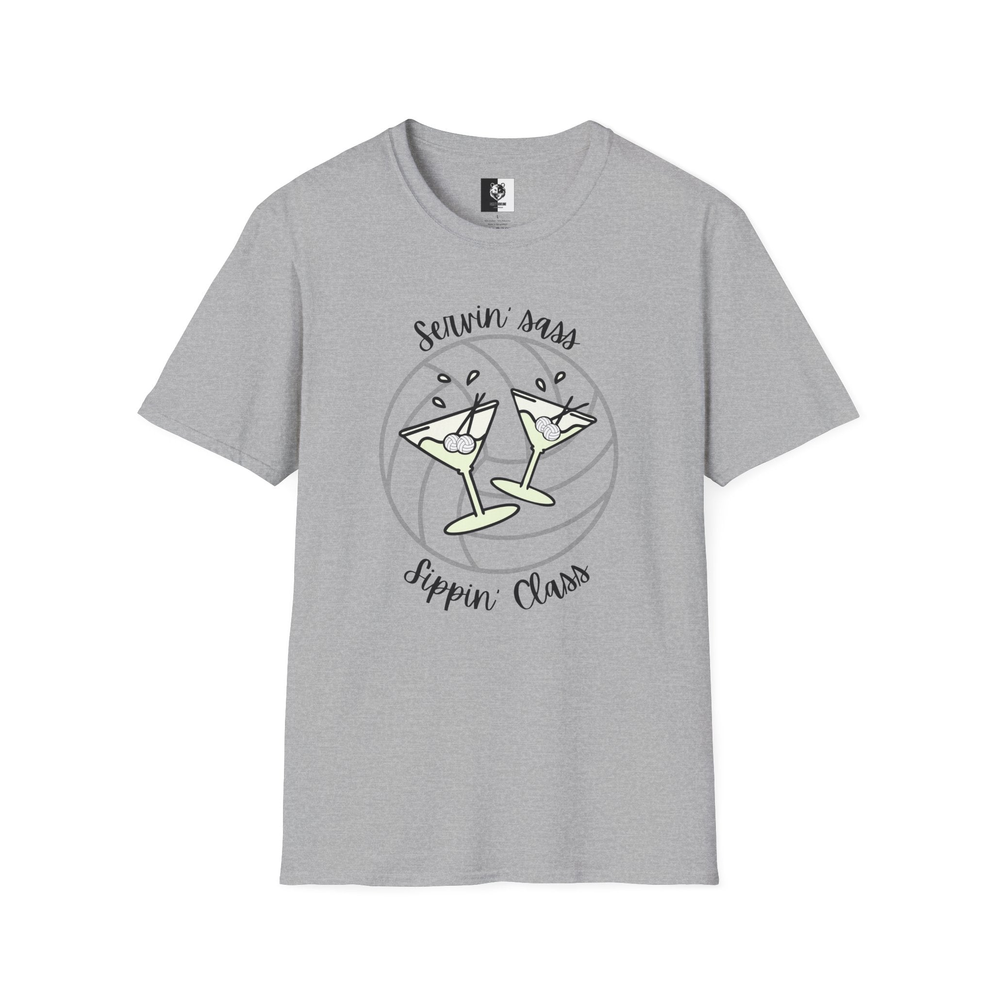 Servin' Sass Sippin' Class T-Shirt