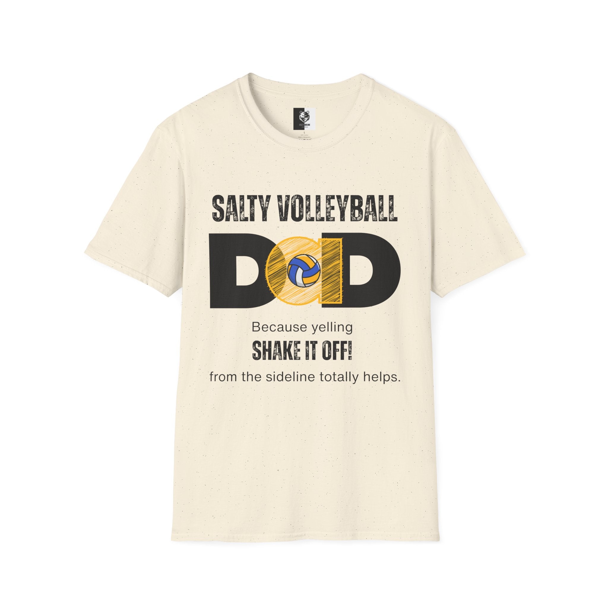 Salty Volleyball Dad Shake It Off Unisex Softstyle T-Shirt (4 Colors)