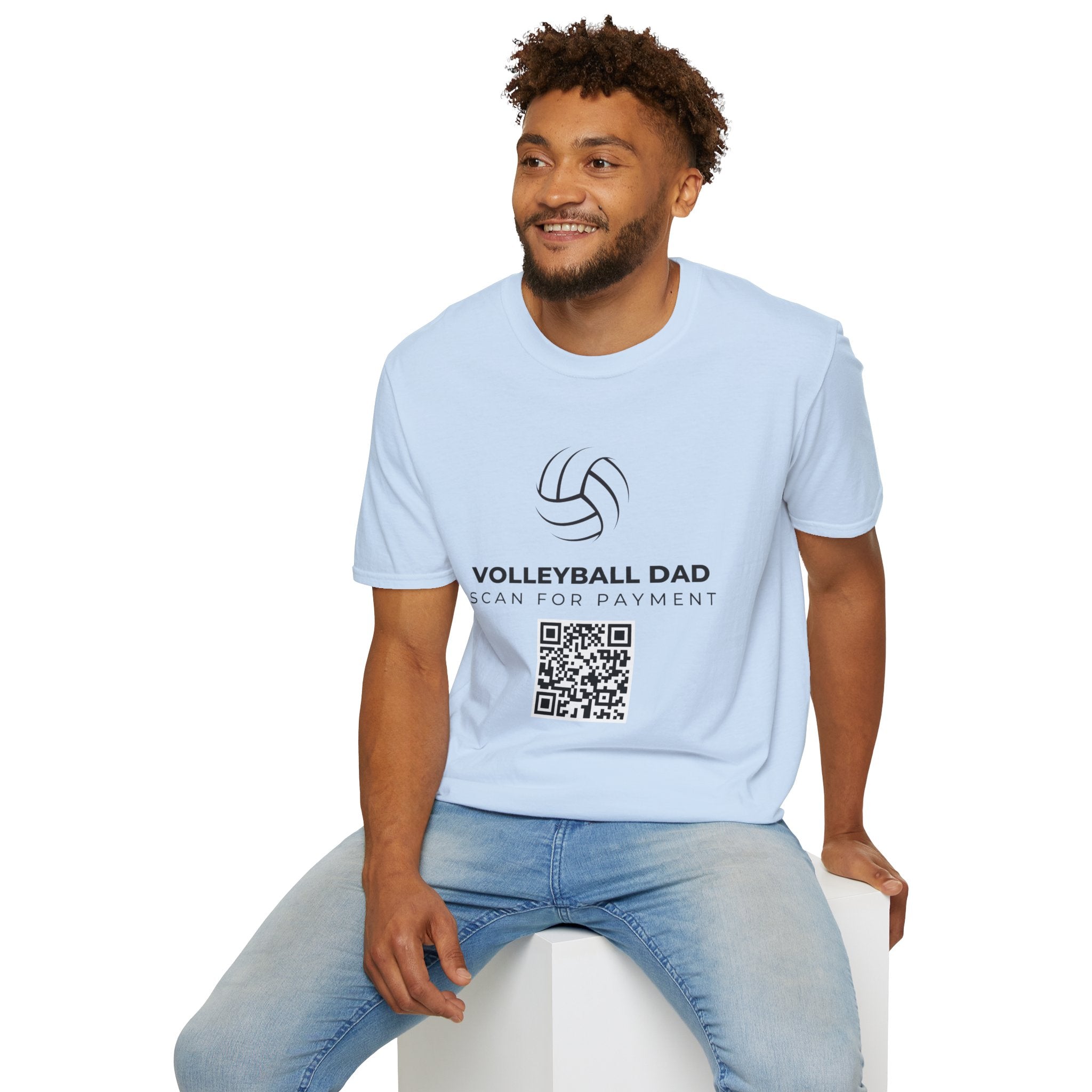 Volleyball Dad Scan for Payment T-Shirt