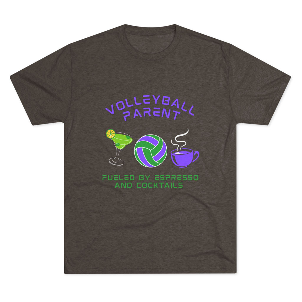 Fueled by Espresso and Cocktails | Tri-Blend Crew | 8 Shirt Colors Options