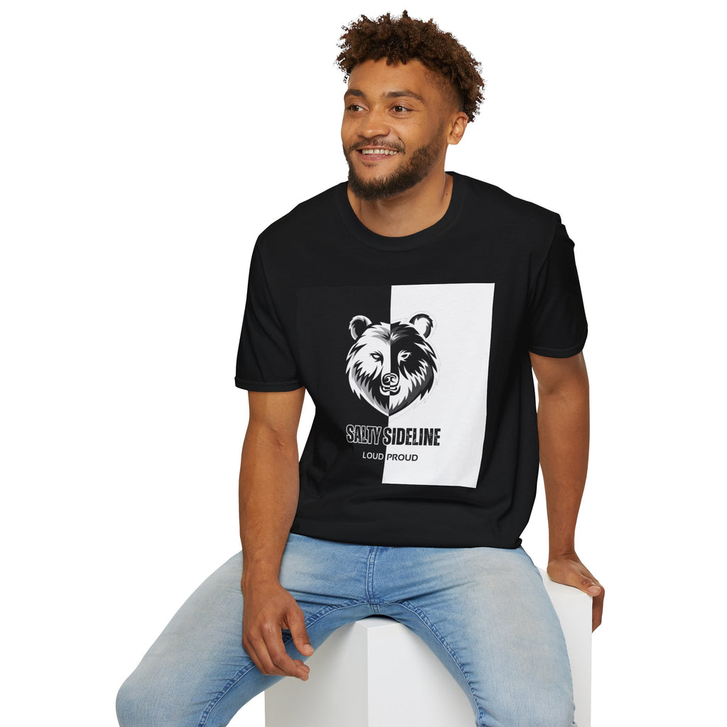 Salty Sideline Logo | Unisex Softstyle T-Shirt | 12 Shirt Color Options