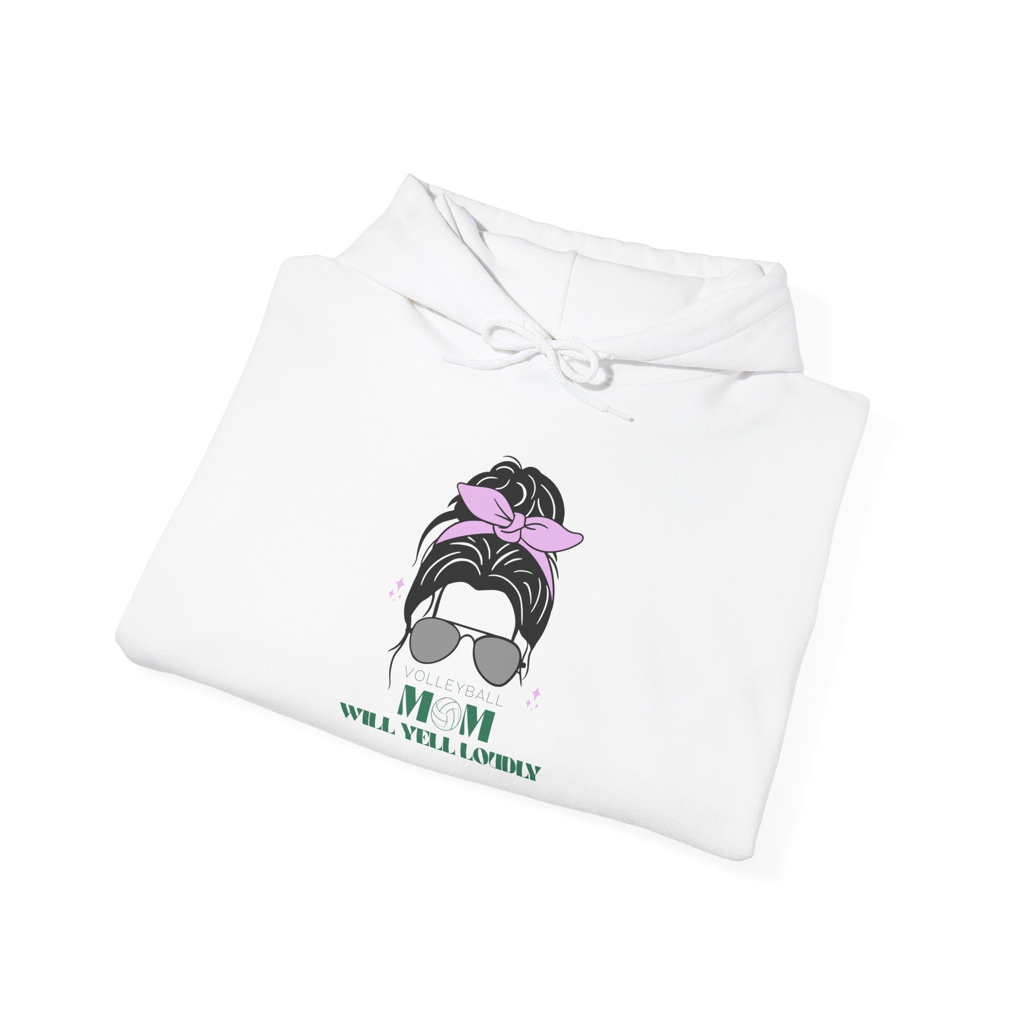 Volleyball Mom Will Yell Loudly Hoodie