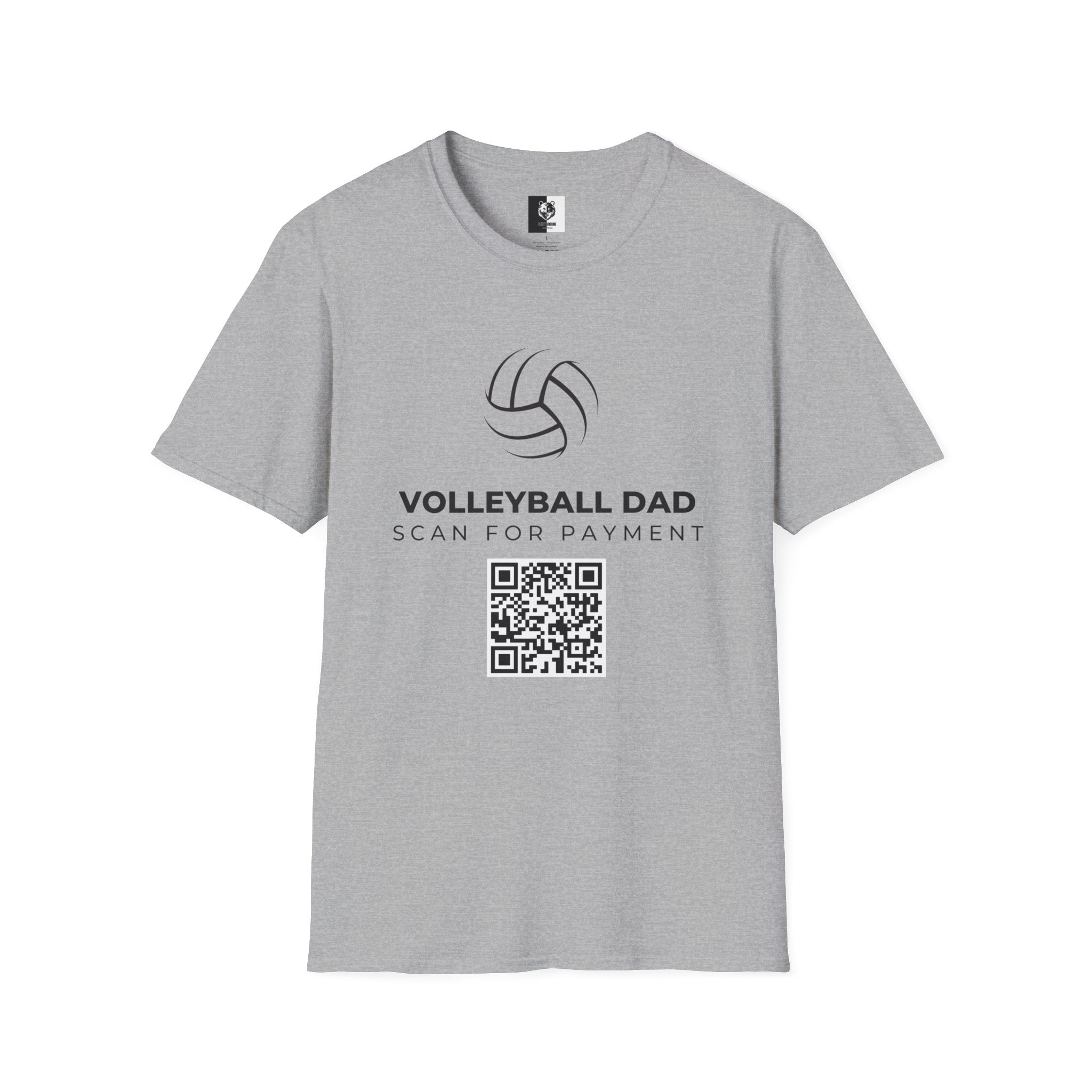 Volleyball Dad Scan for Payment T-Shirt