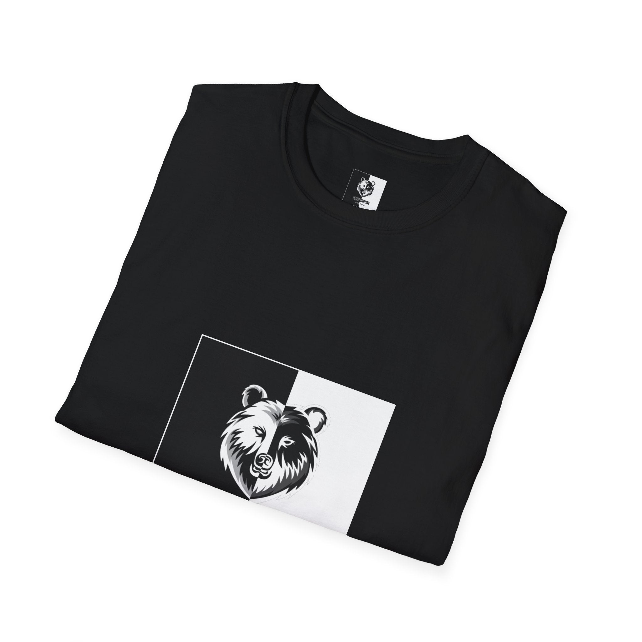 Salty Sideline Logo Unisex Softstyle T-Shirt (Black)