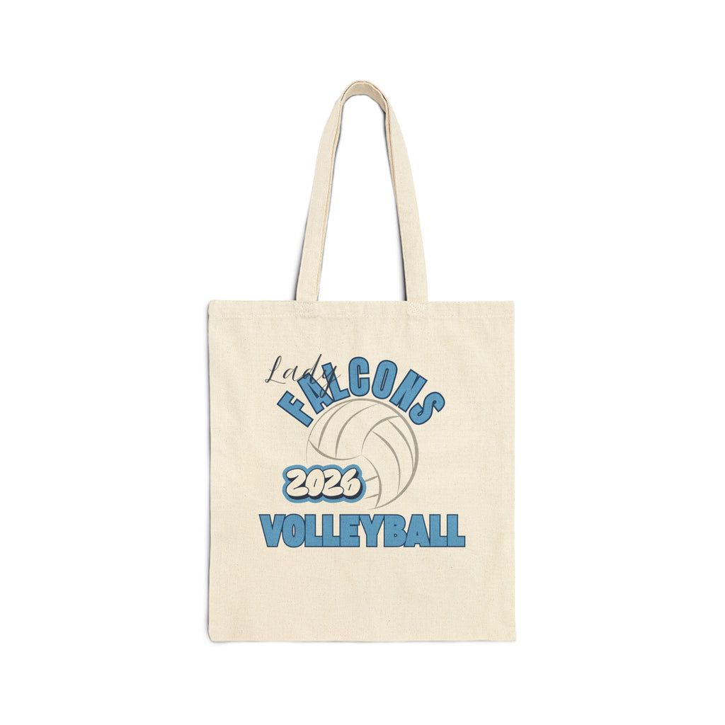 Lady Falcons 2026 Volleyball Cotton Canvas Tote Bag