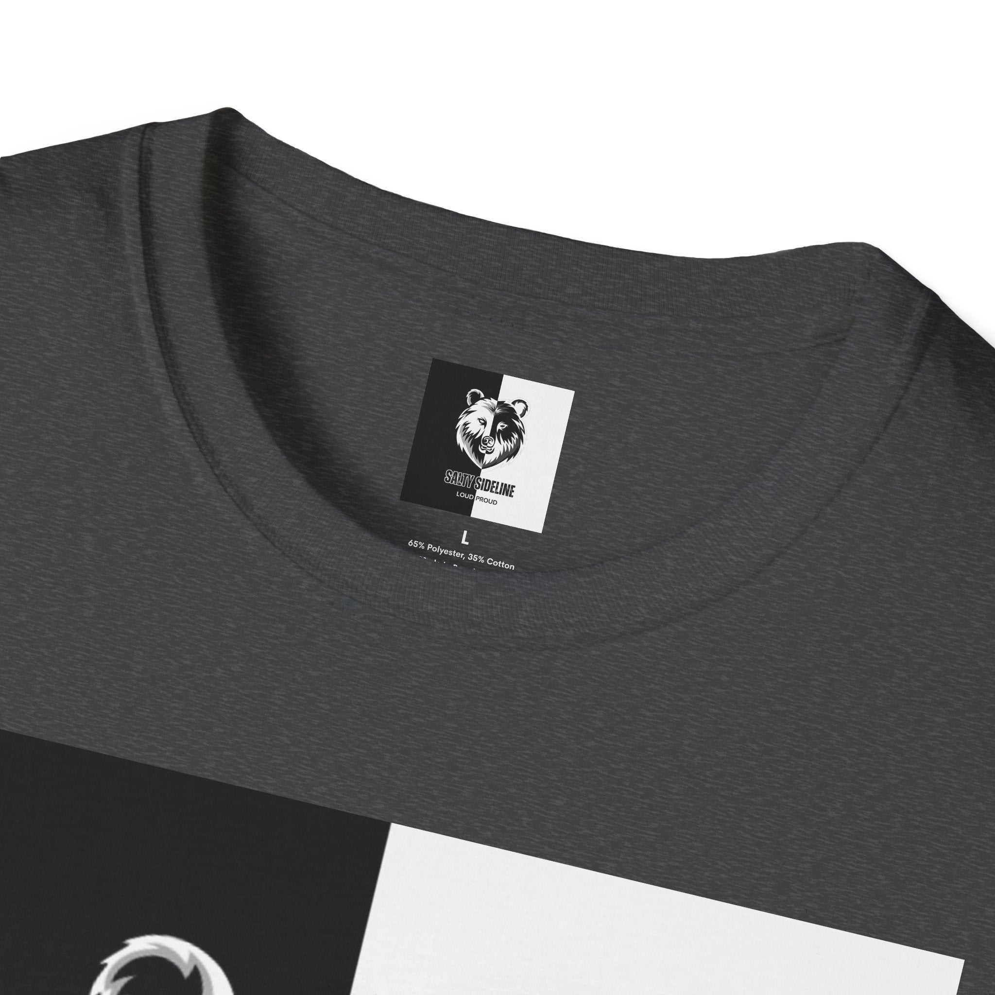 Salty Sideline Logo | Unisex Softstyle T-Shirt | 12 Shirt Color Options
