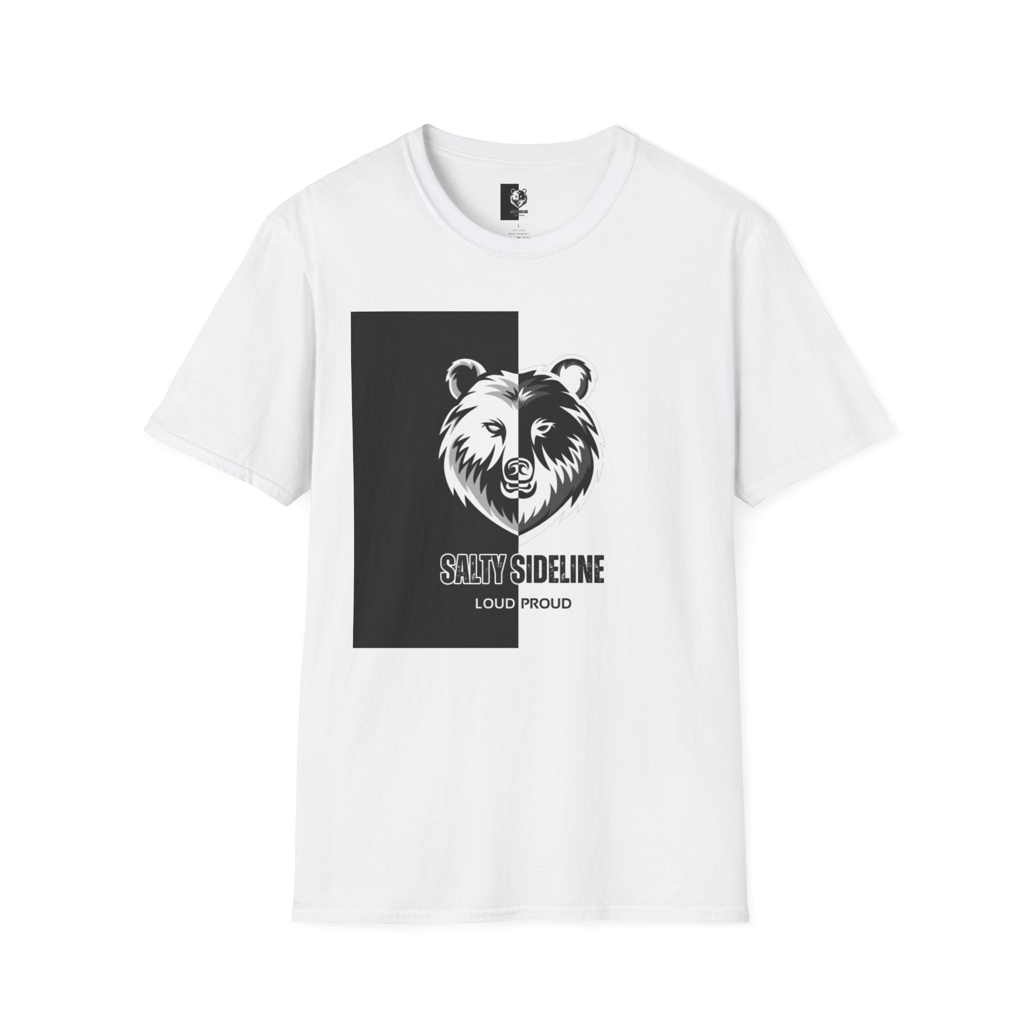 Salty Sideline Logo | Unisex Softstyle T-Shirt | 12 Shirt Color Options