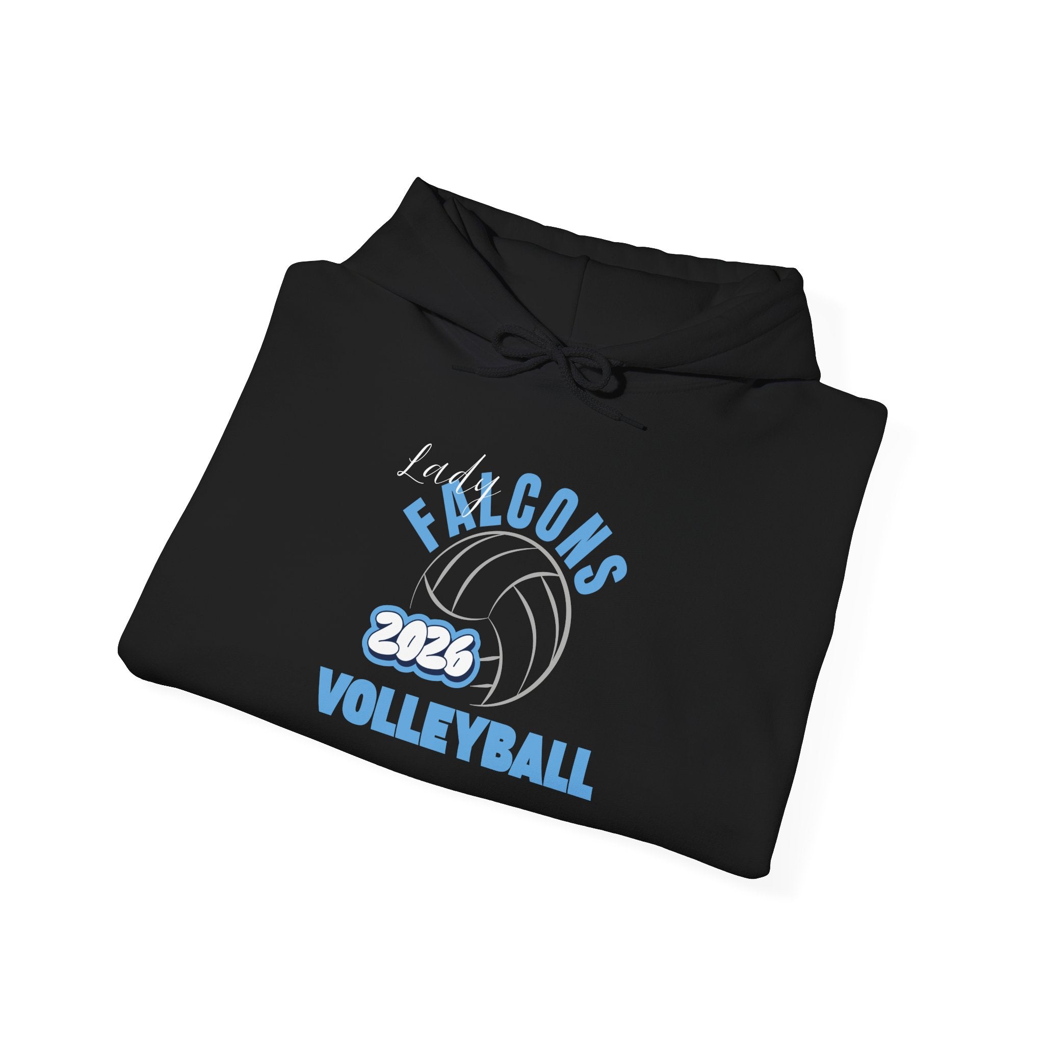 Lady Falcons 2026 Volleyball Logo Hoodie