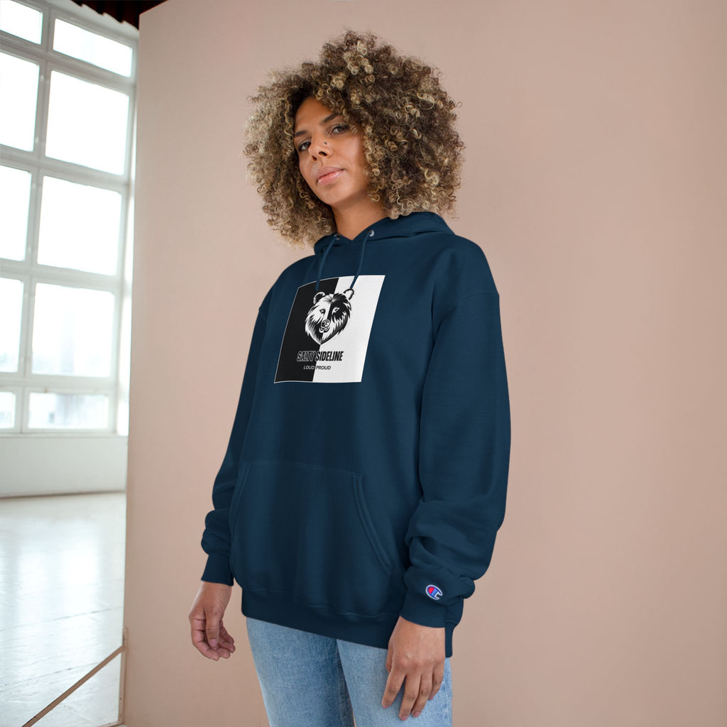 Salty Sideline Logo - Dark| Champion Hoodie | 3 Hoodie Color Options