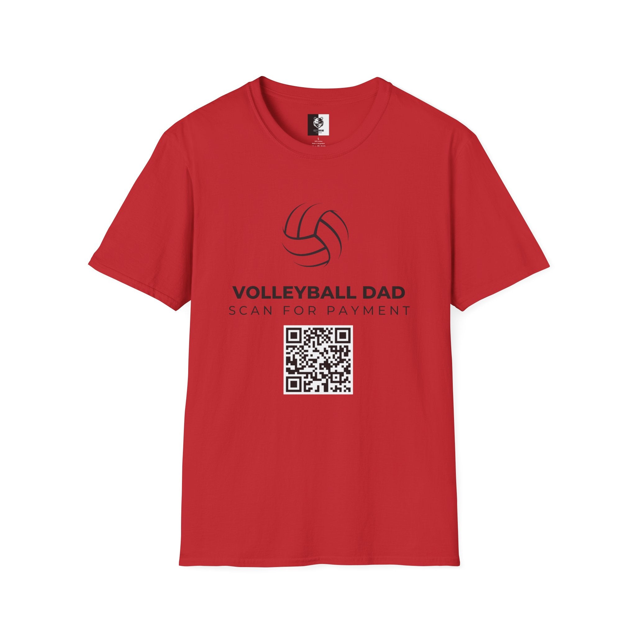 Volleyball Dad Scan for Payment T-Shirt