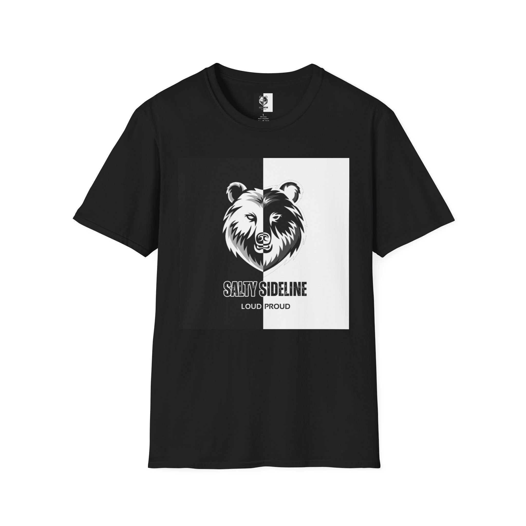 Salty Sideline Logo | Unisex Softstyle T-Shirt | 12 Shirt Color Options