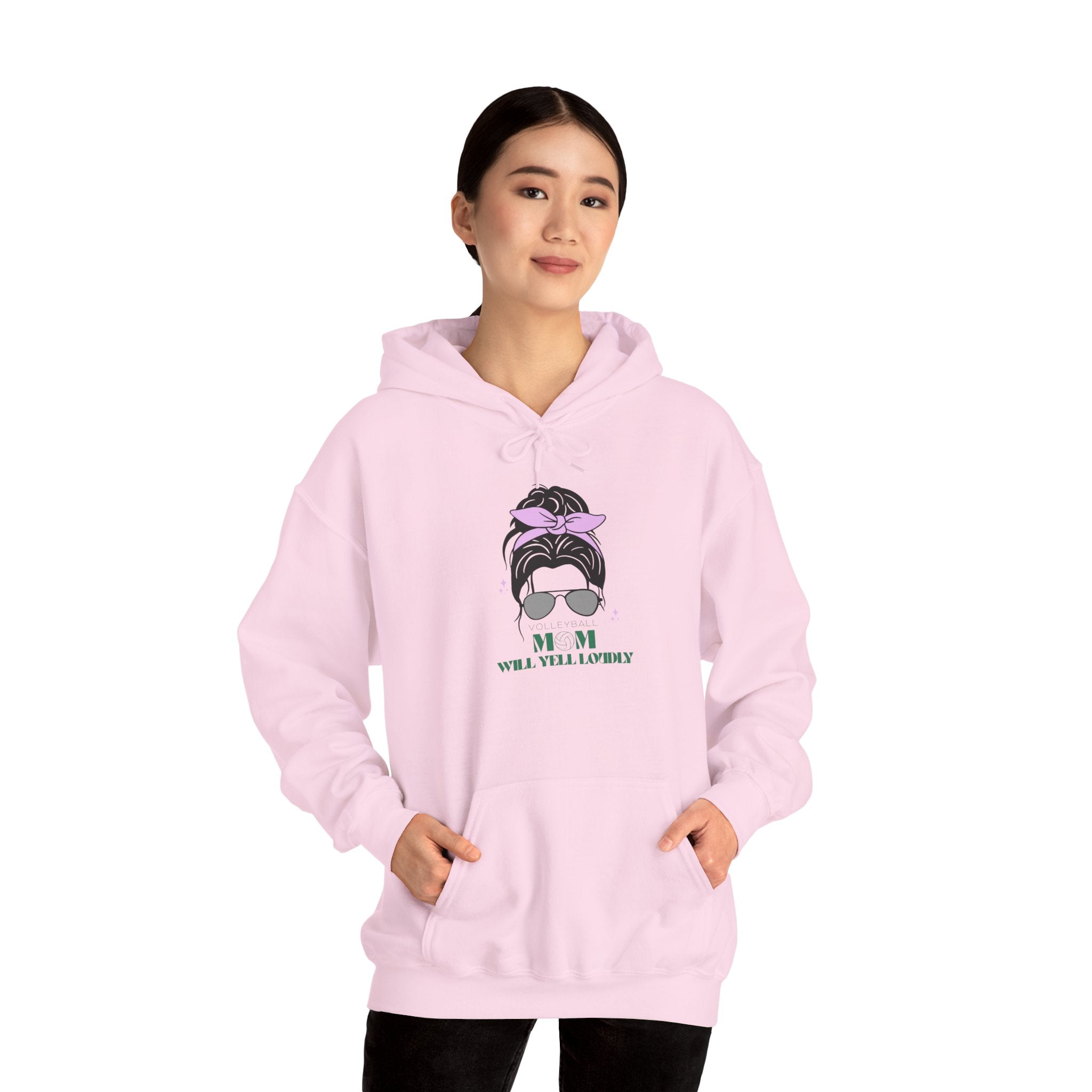 Volleyball Mom Will Yell Loudly Hoodie