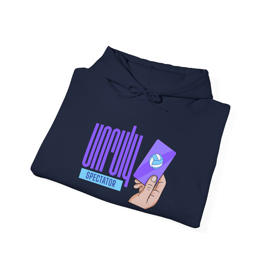 Unruly Spectator Blue Logo Hoodie