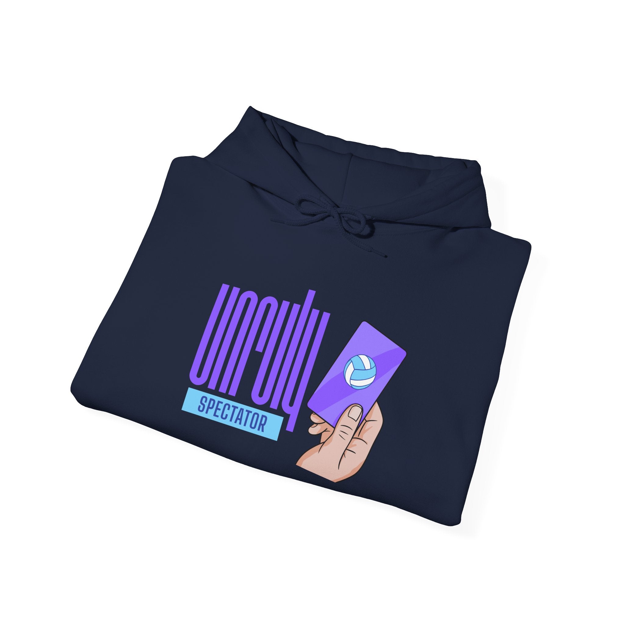 Unruly Spectator Blue Logo Hoodie