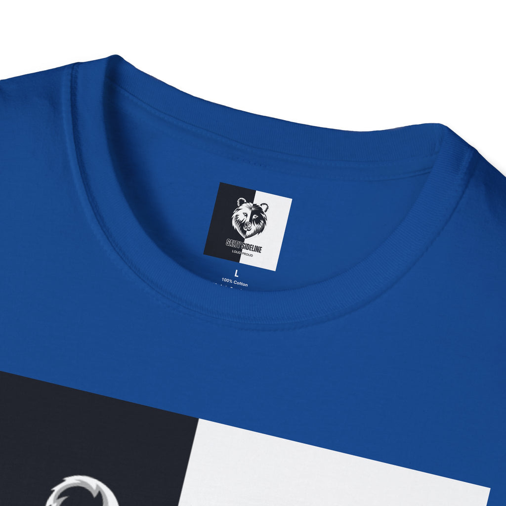 Salty Sideline Logo | Unisex Softstyle T-Shirt | 12 Shirt Color Options