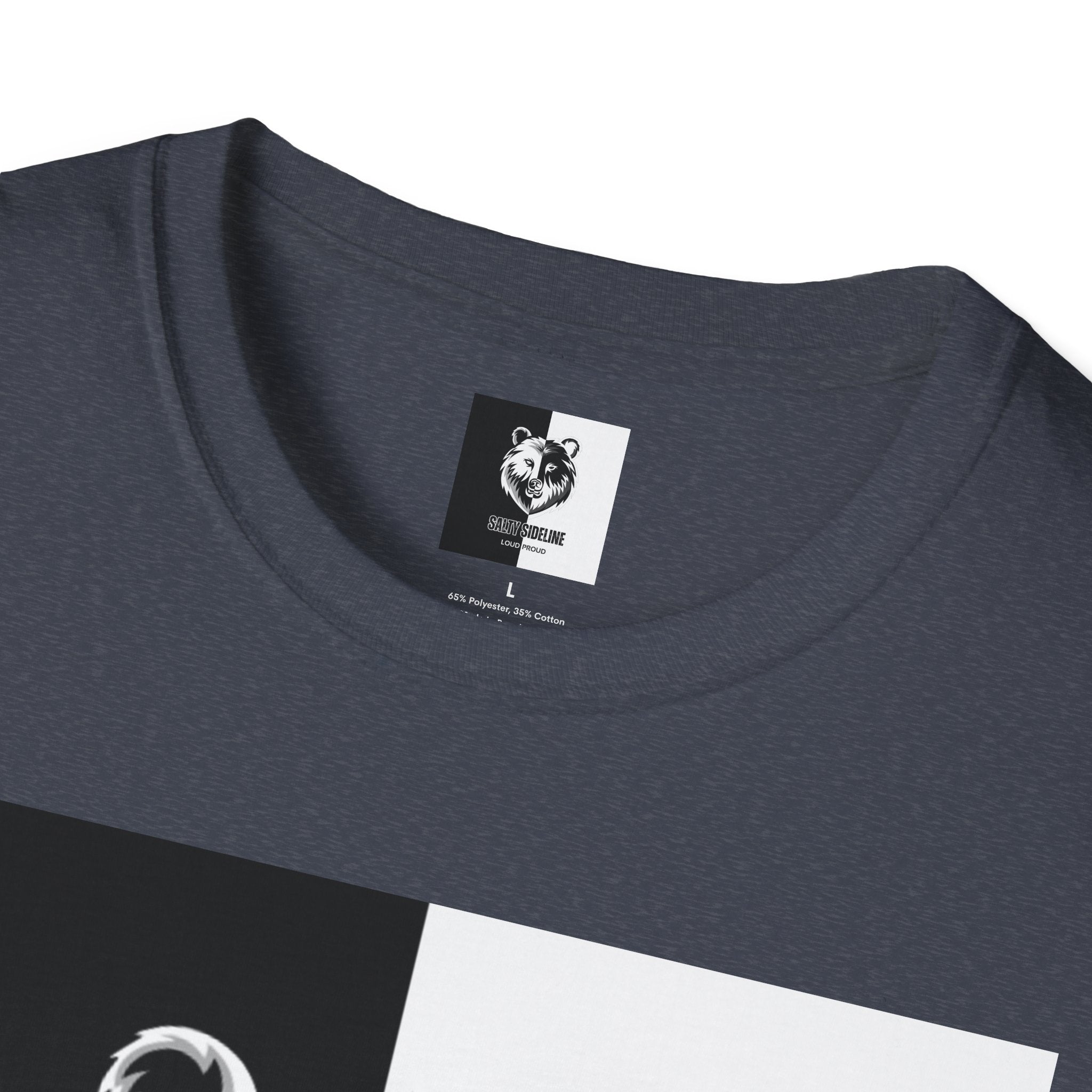 Salty Sideline Logo | Unisex Softstyle T-Shirt | 12 Shirt Color Options