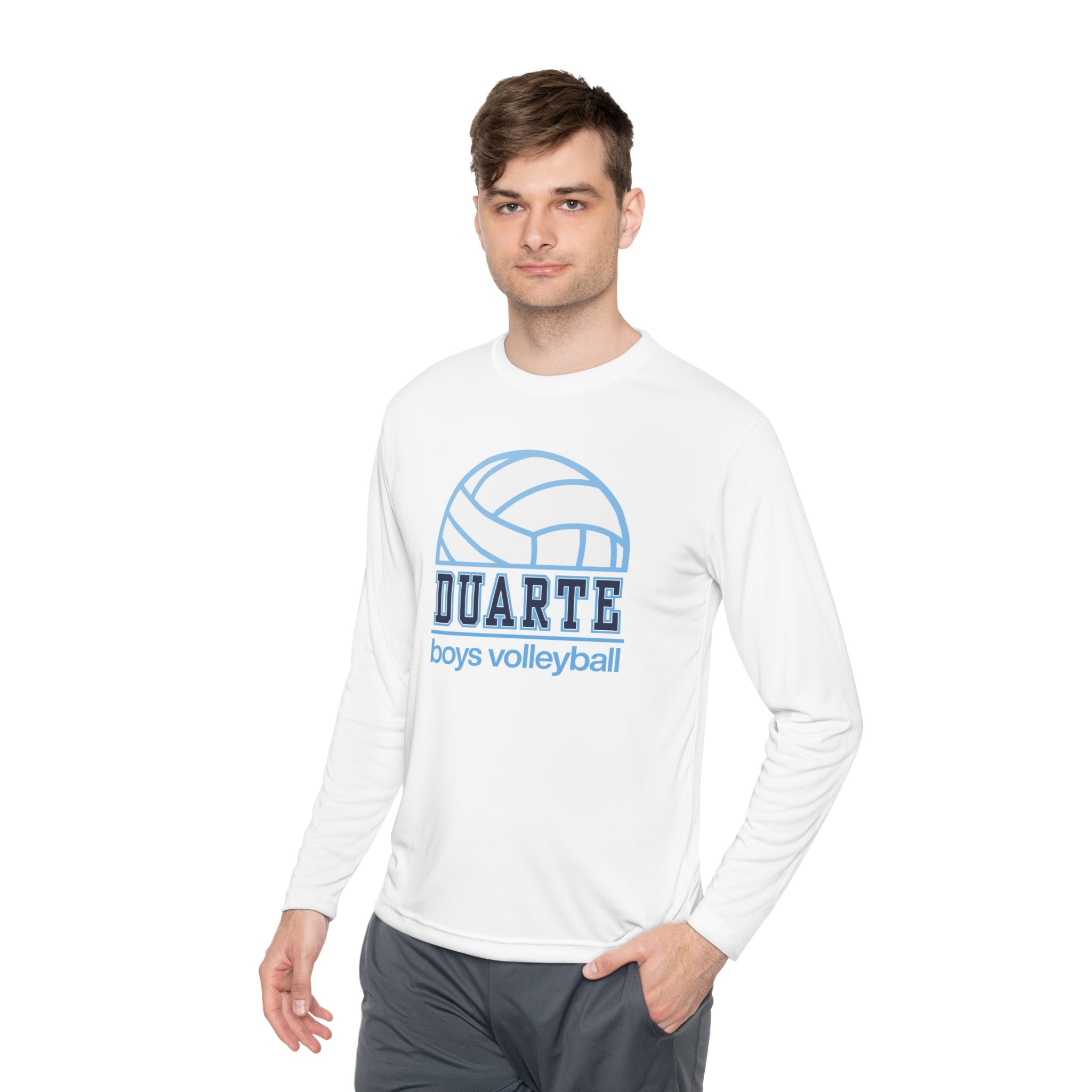 Duarte Boys Volleyball Half Ball Long Sleeve Tee