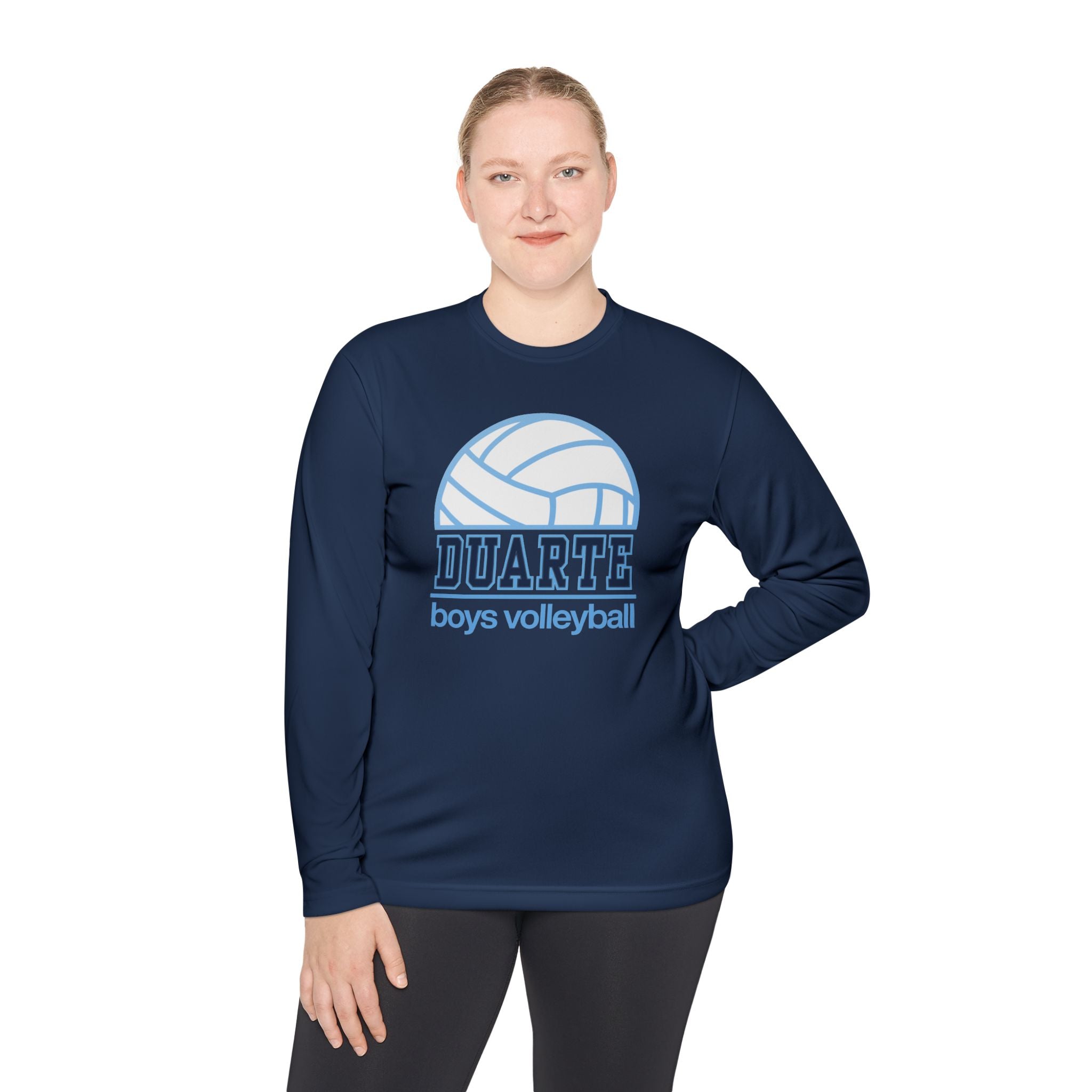 Duarte Boys Volleyball Half Ball Long Sleeve Tee